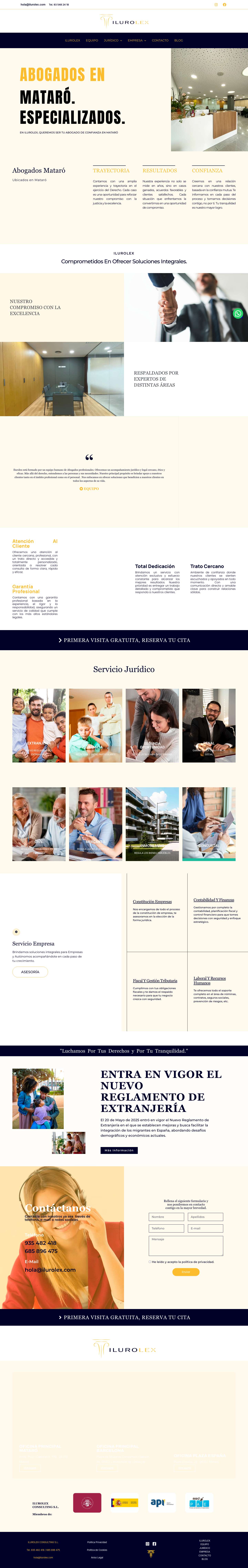 ILuroLex | Abogados Mataró | Primera Consulta GratuitaJoinchat - Full Screenshot