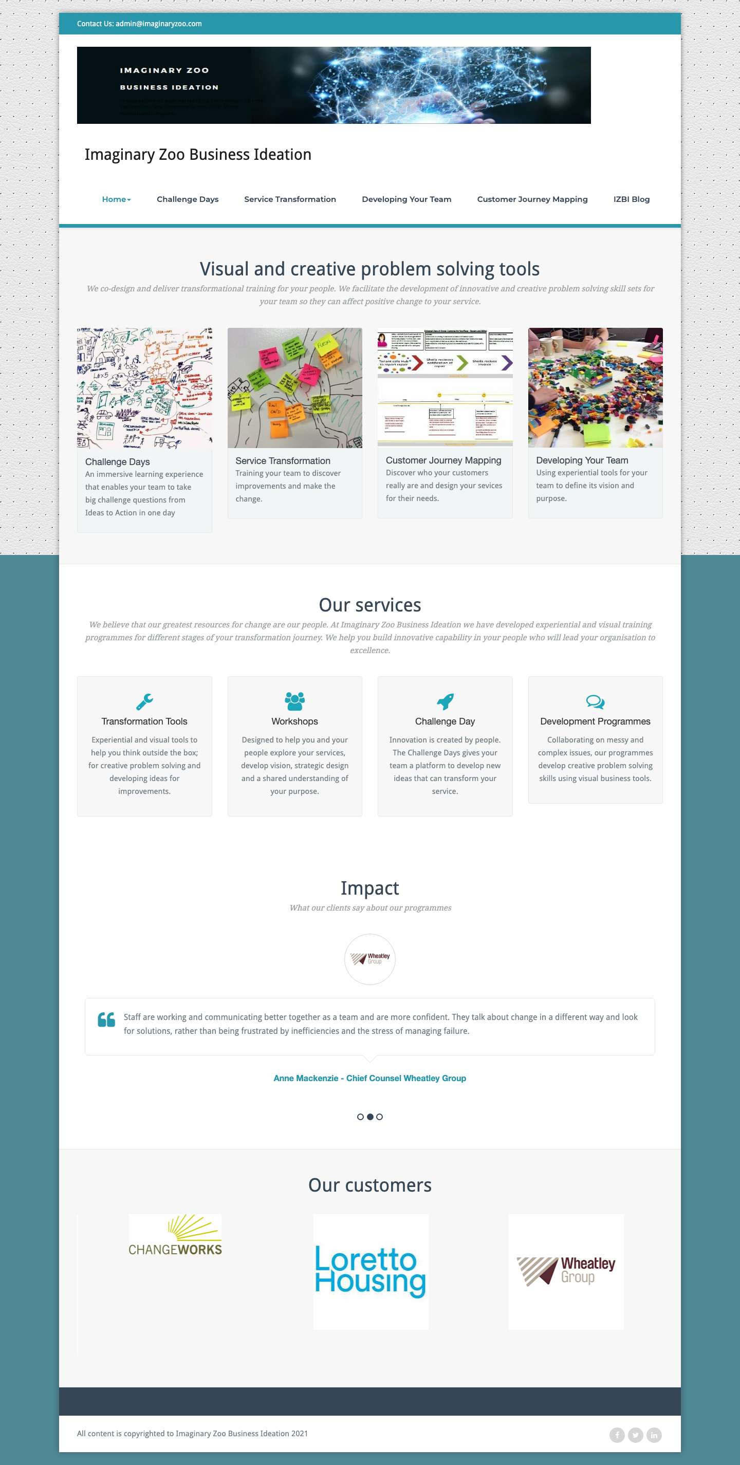 Tools to Build Change Agents - Full Screenshot