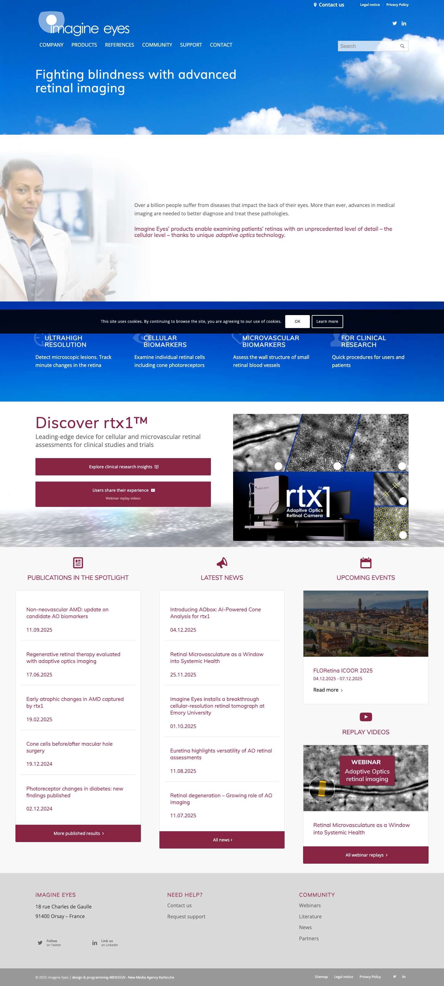 Home • Imagine Eyes - Full Screenshot