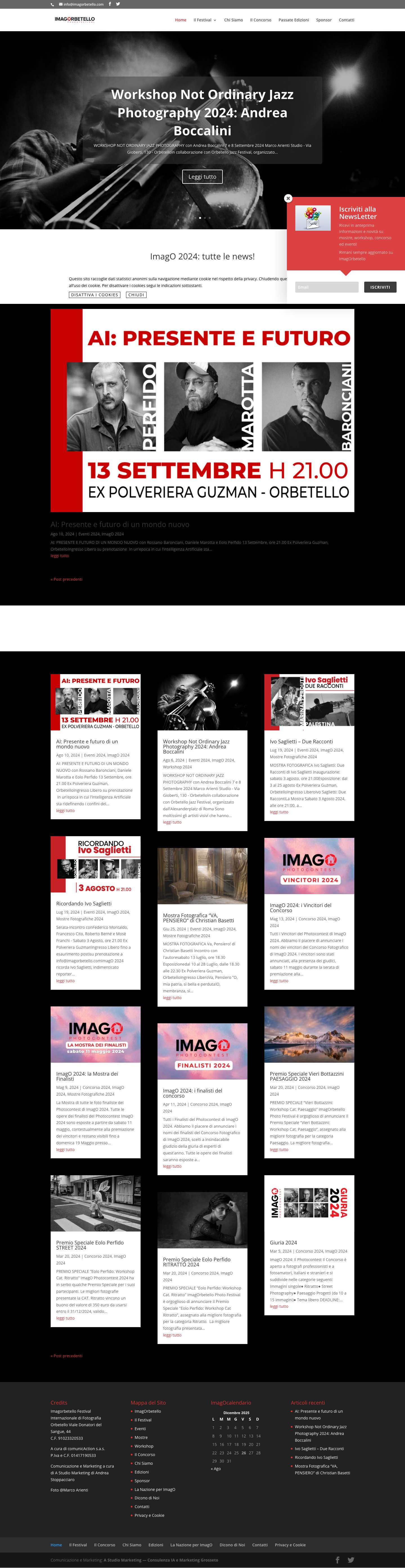 ImagOrbetello - Festival Fotografico internazionale ad Orbetello - Full Screenshot