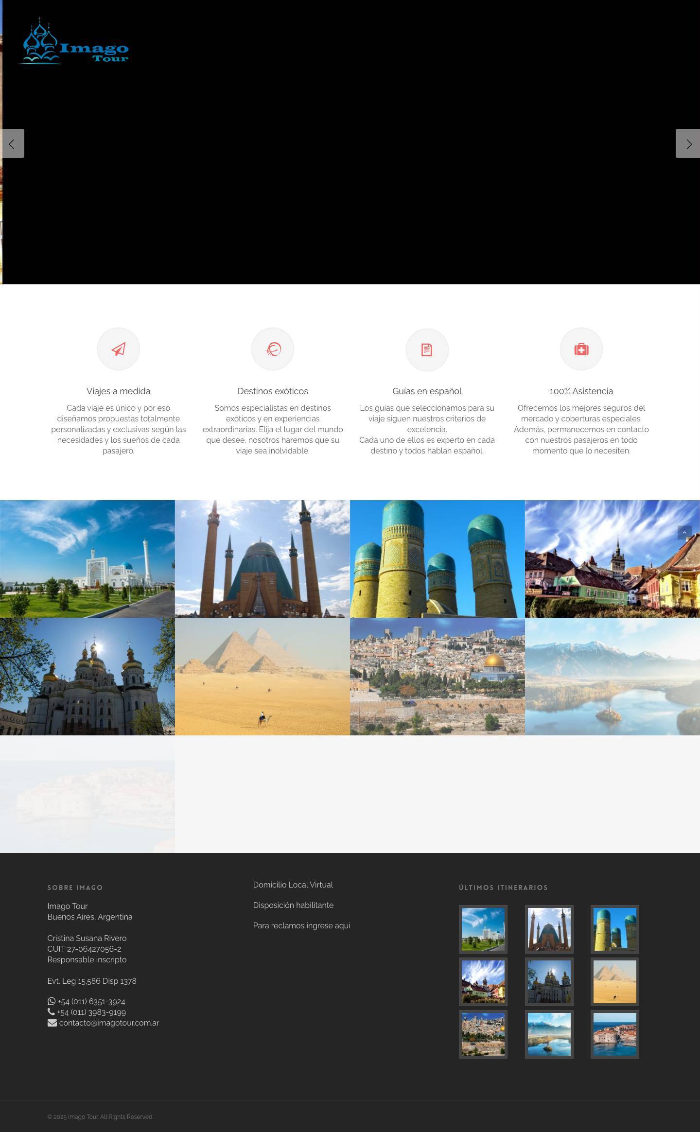 Imago Tour – Viajes a medida - Full Screenshot