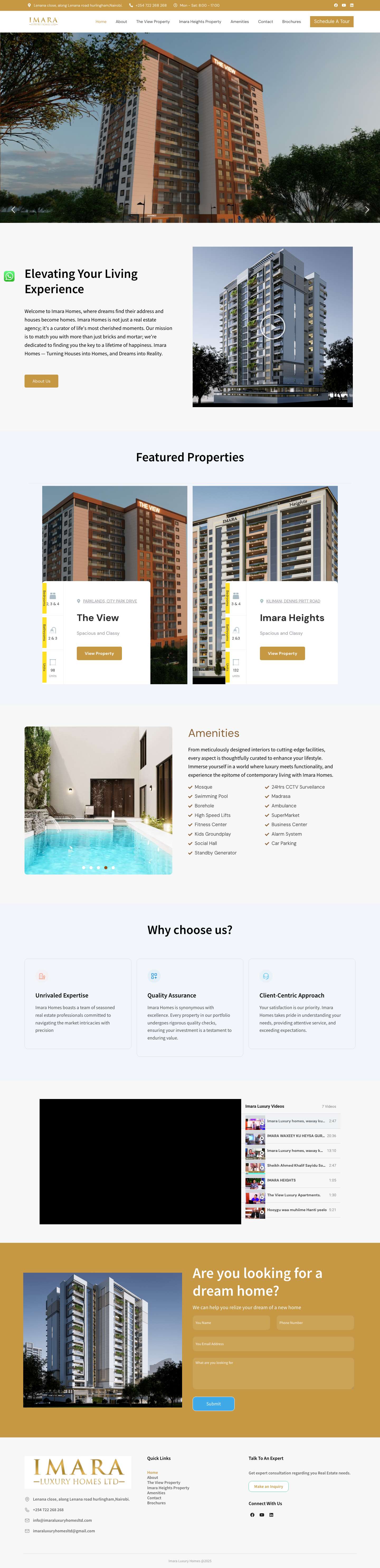 Imara Homes – Imara Homes - Full Screenshot