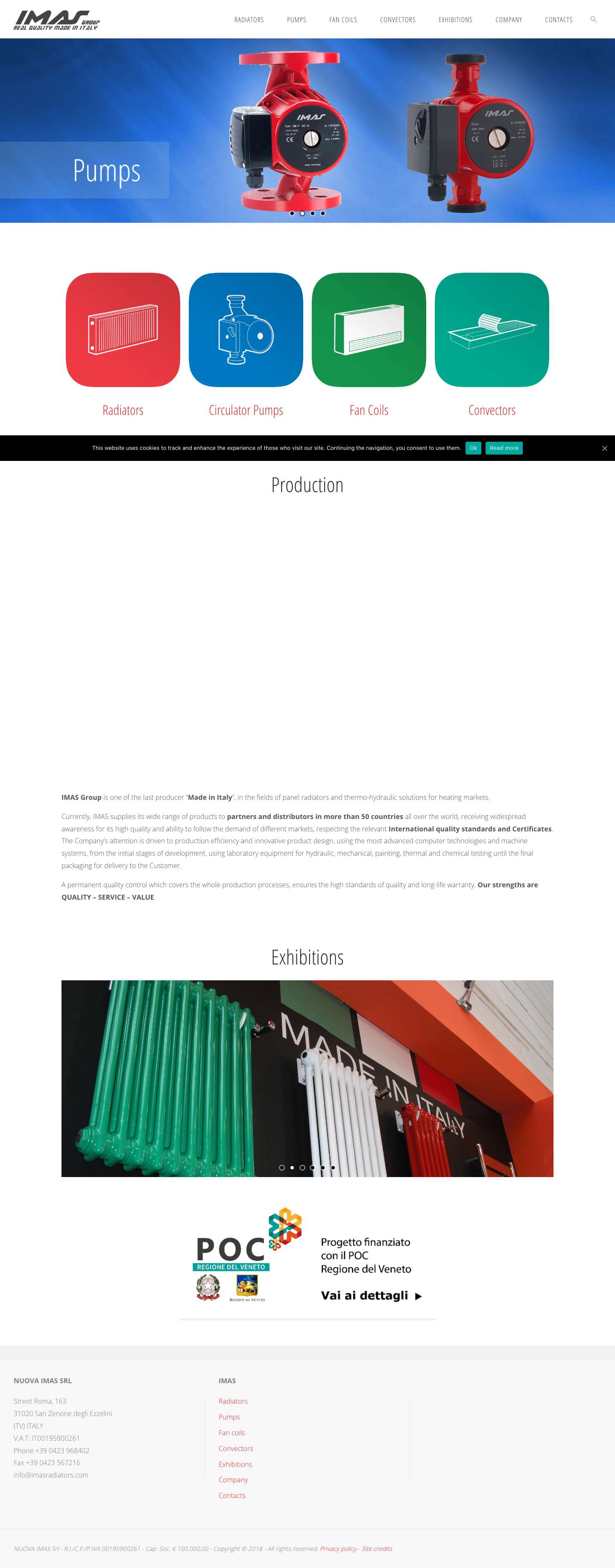 NUOVA IMAS Srl – Heating solutions - Full Screenshot