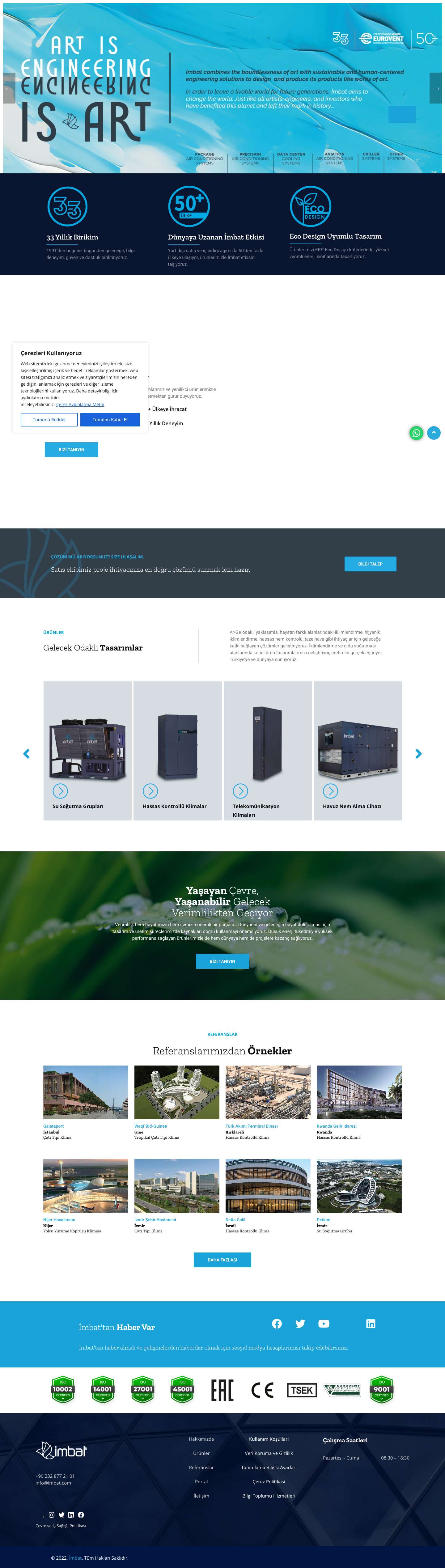 İmbat – İklimlendirme ve Soğutma Sistemleri - Full Screenshot