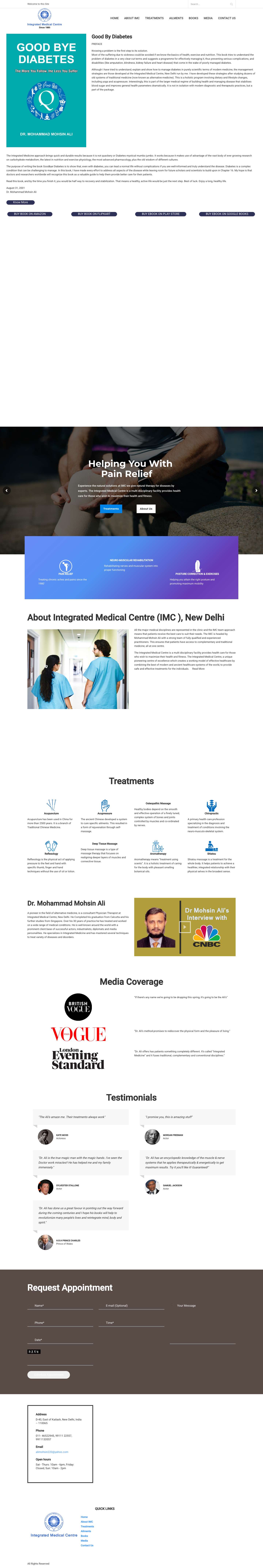 Acupuncture | Acupressure | Osteopathic | Chiropractic | Other Treatments - Full Screenshot