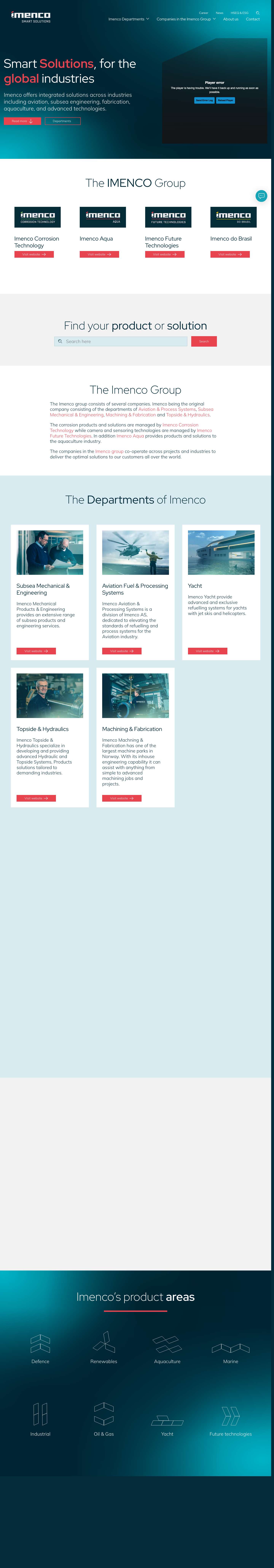 Home - Imenco - Full Screenshot