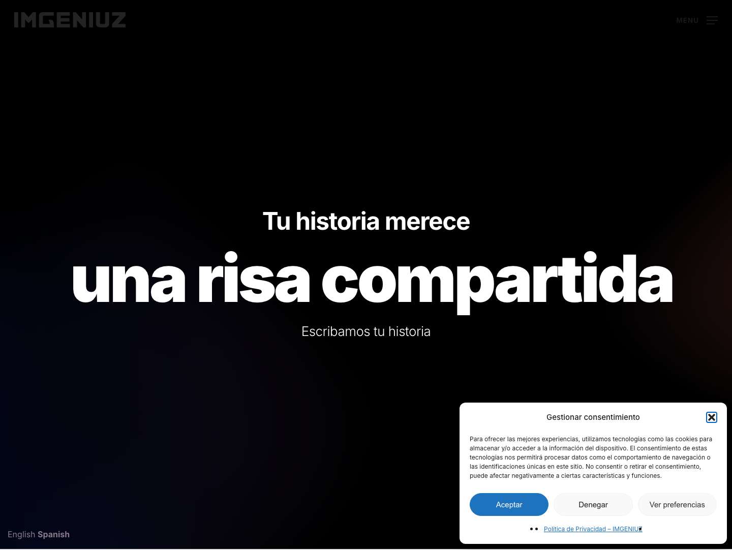 IMGENIUZ - HOME - IMGENIUZ - Full Screenshot