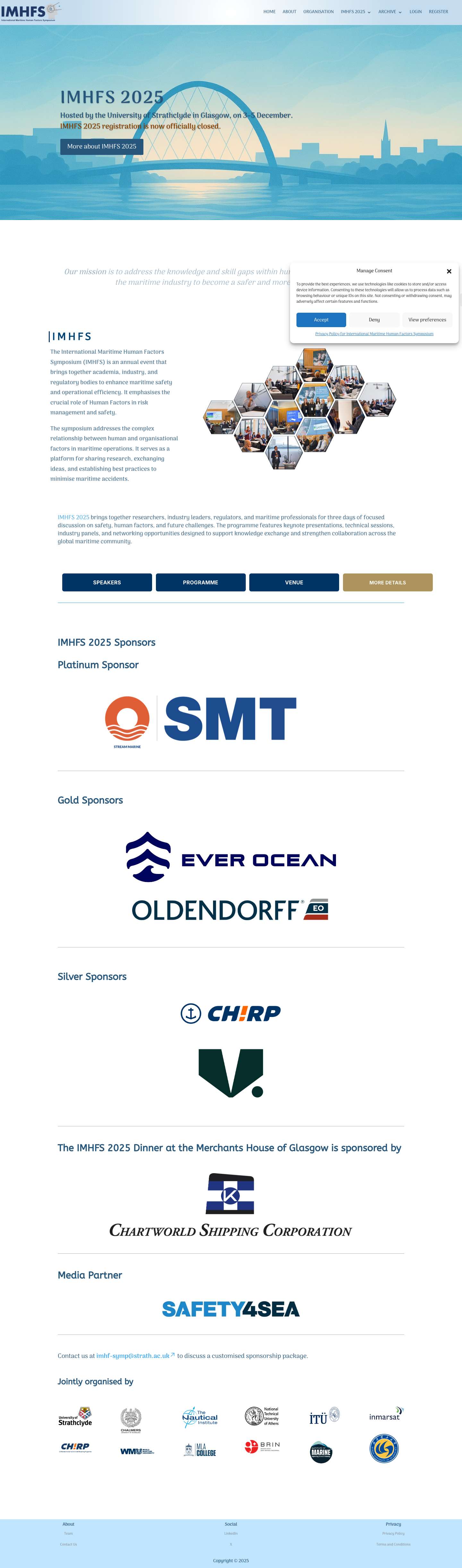 IMHFS | International Maritime Human Factors Symposium - Full Screenshot