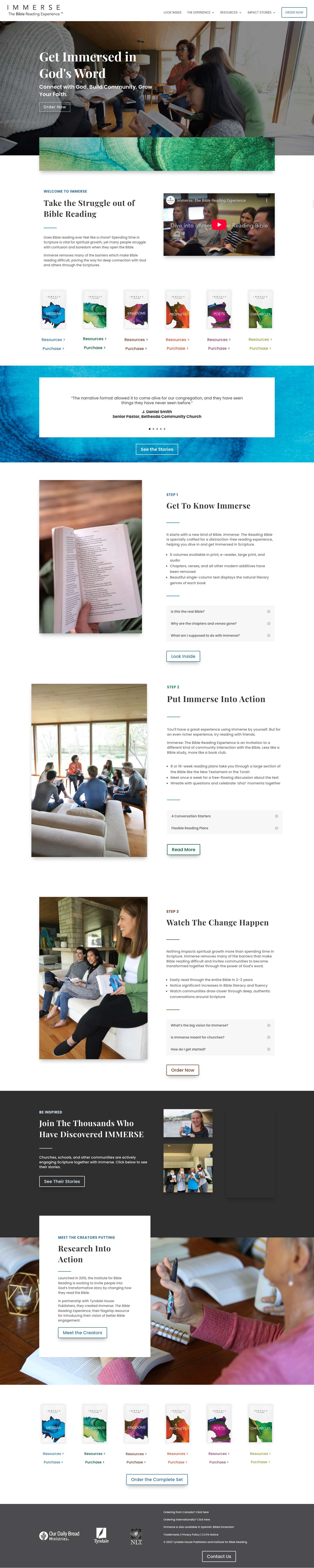 Immerse: The Bible Reading Experience - Full Screenshot