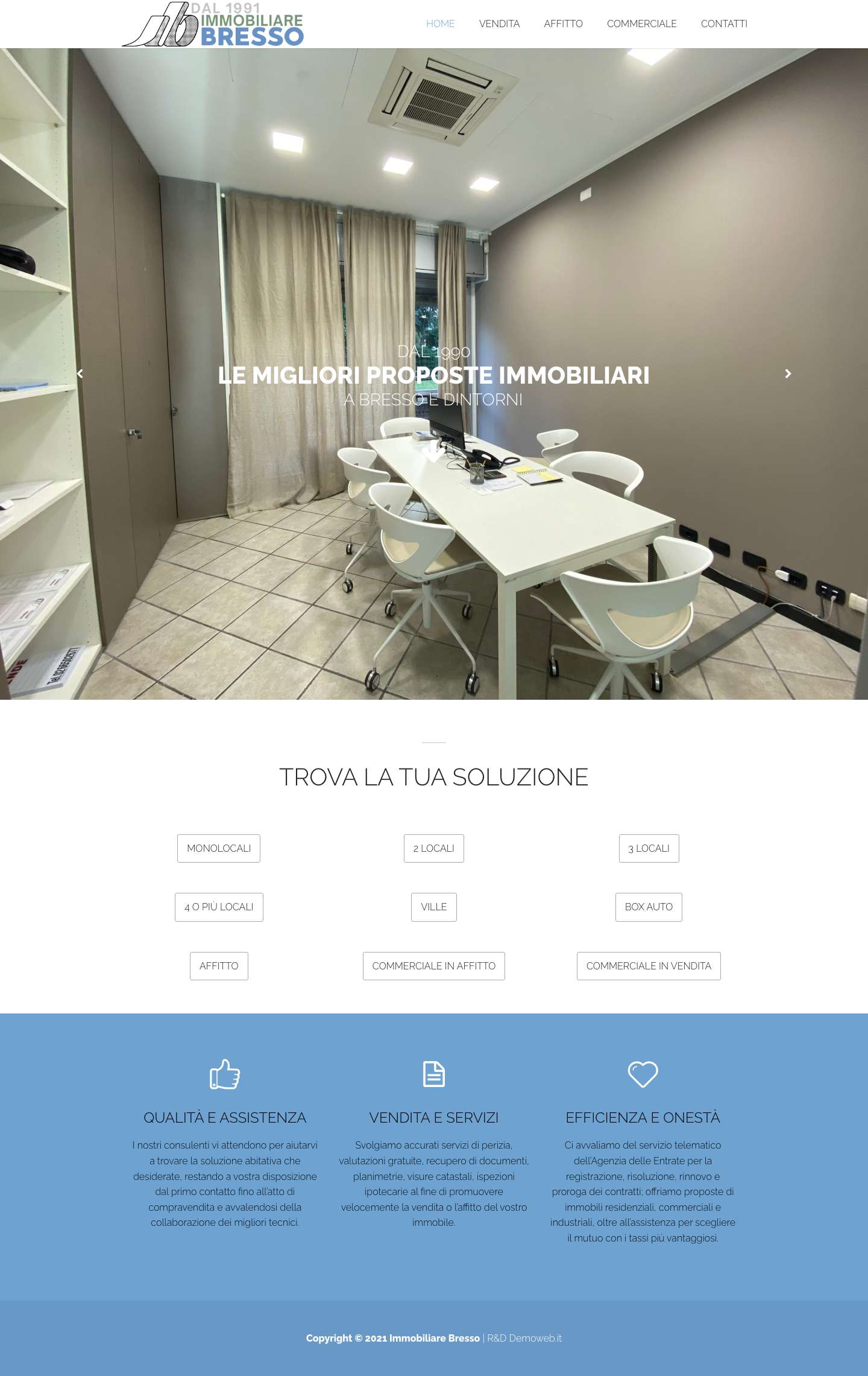 Immobiliare Bresso – Le migliori proposte immobiliari - Full Screenshot
