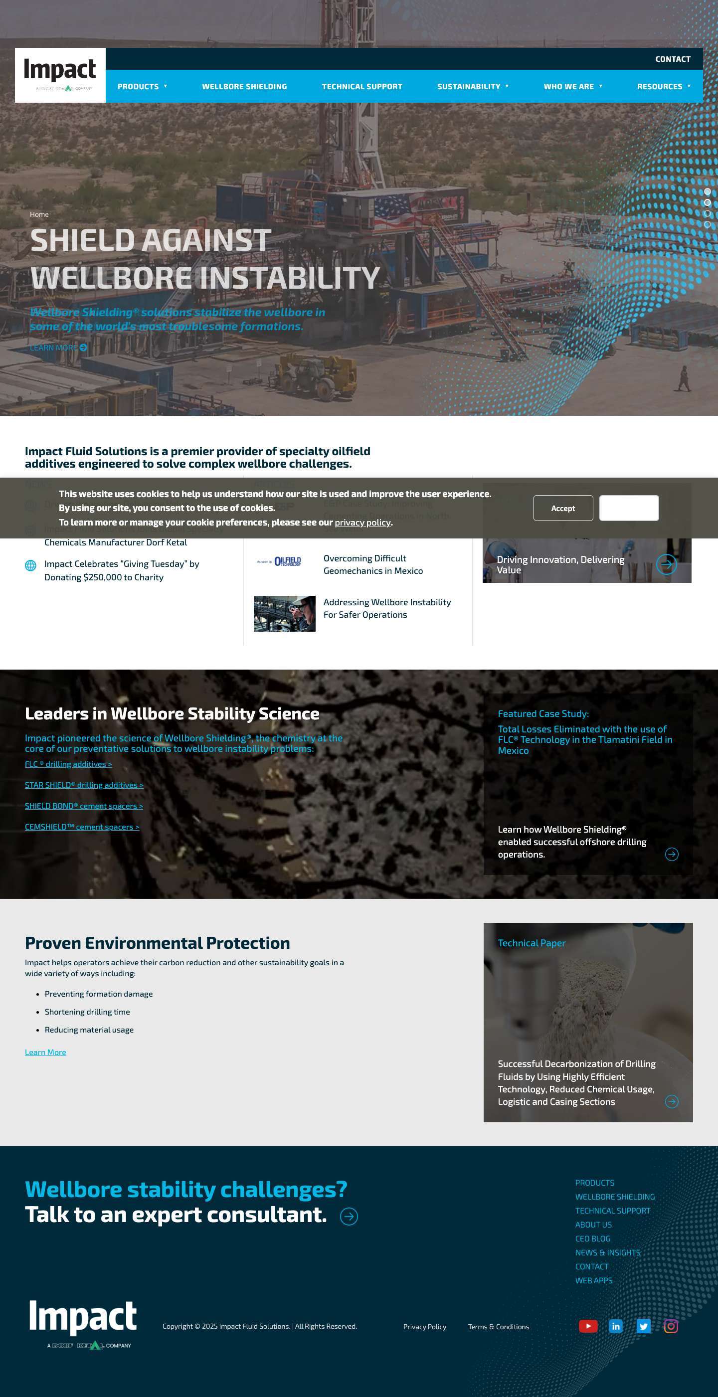 Impact | Advanced Solutions For Complex Wellbore Challenges - Full Screenshot