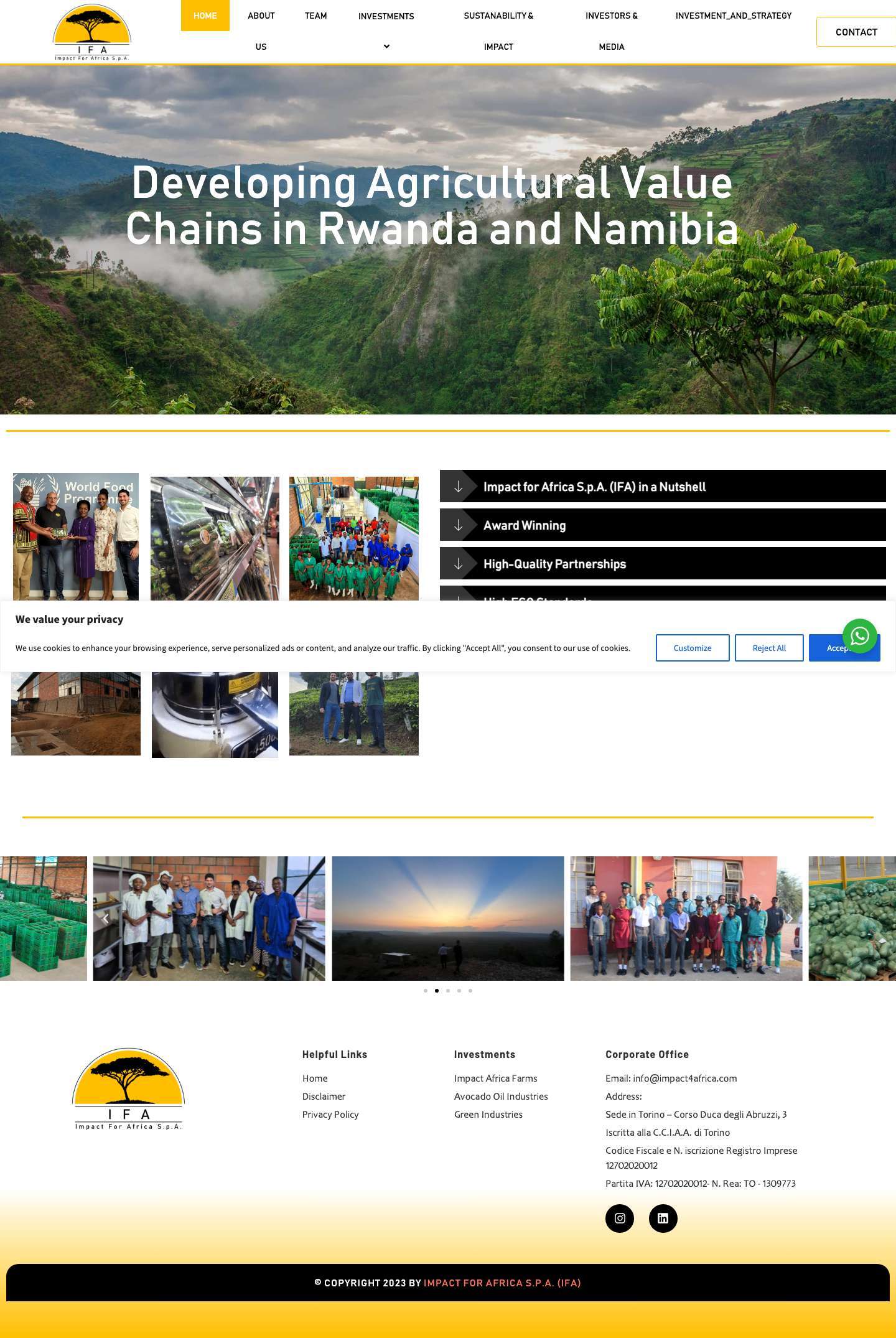 Impact4africa - Full Screenshot