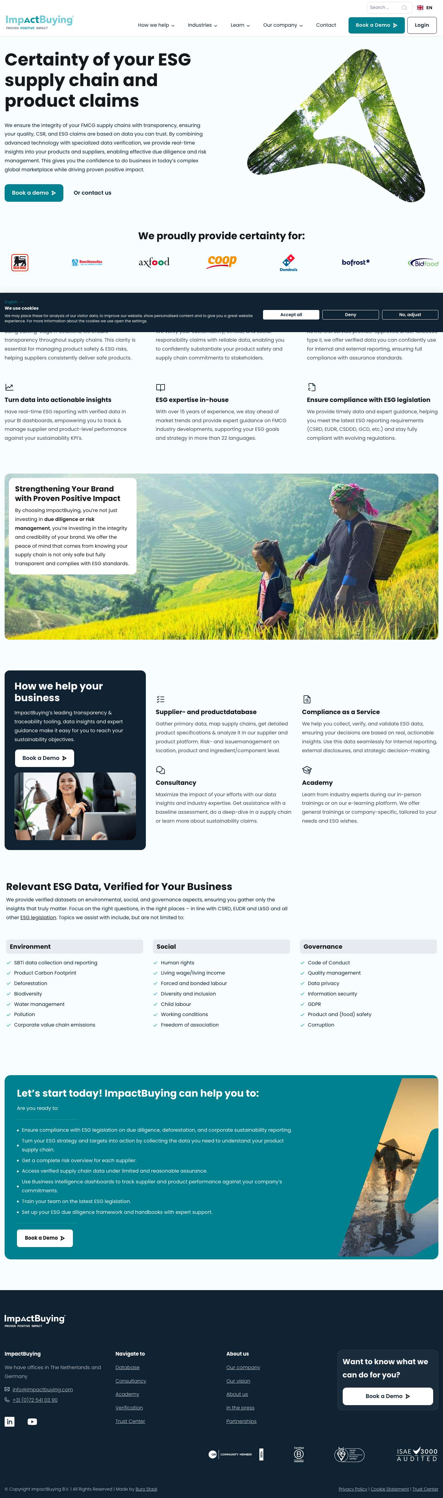 Home - ImpactBuying - Full Screenshot