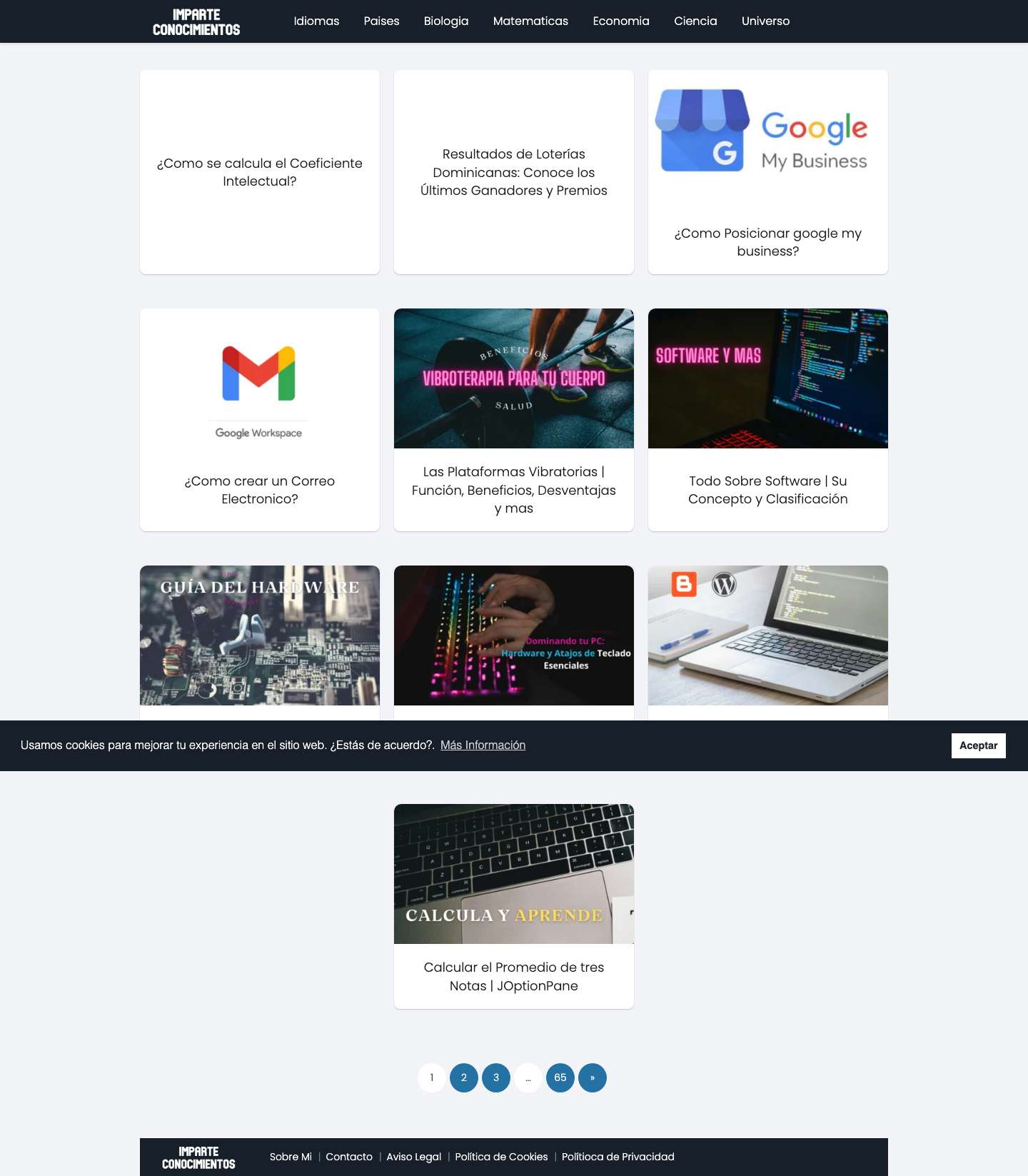 Imparte Conocimientos - Full Screenshot