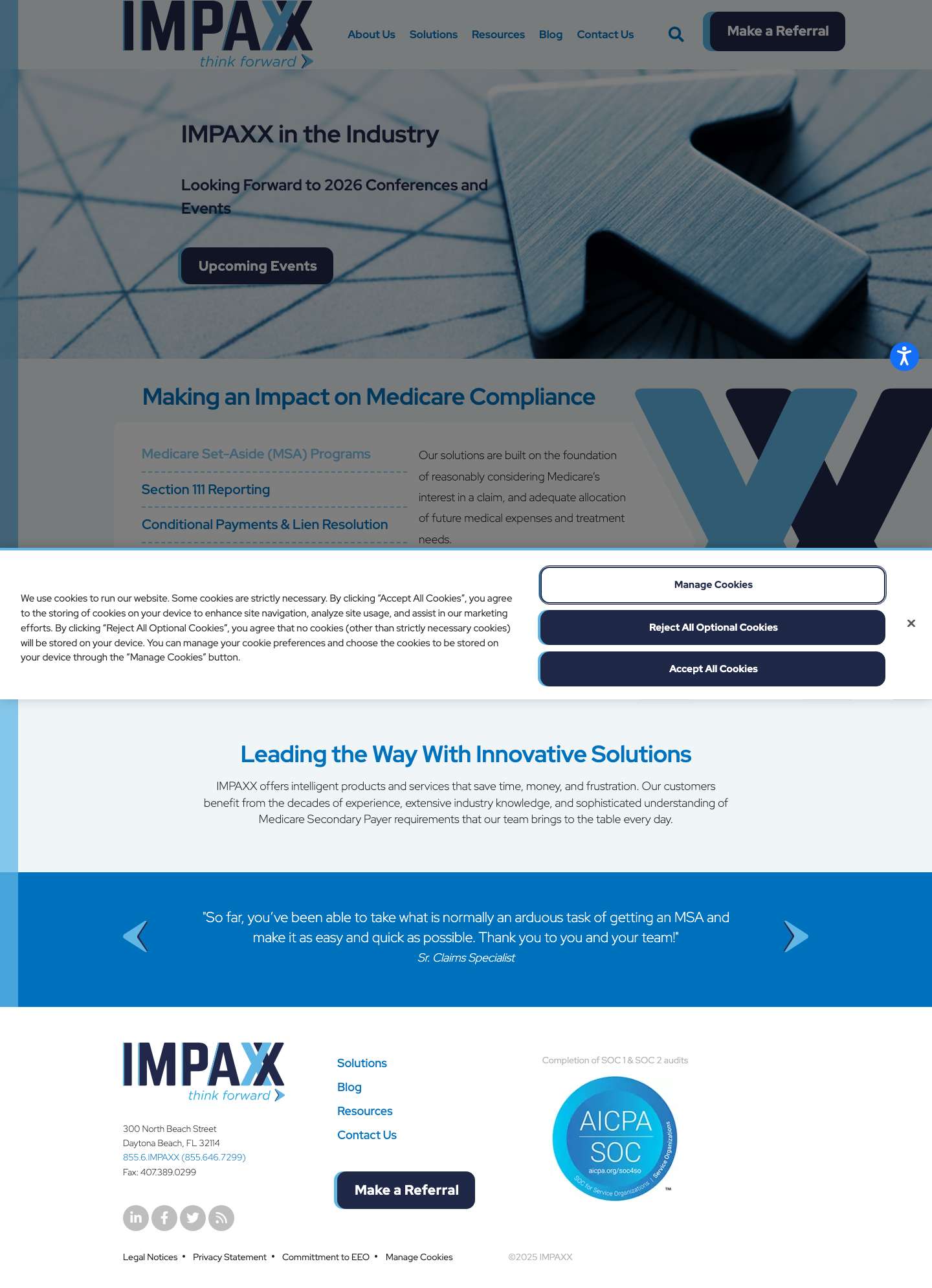 Home - IMPAXX : IMPAXX - Full Screenshot