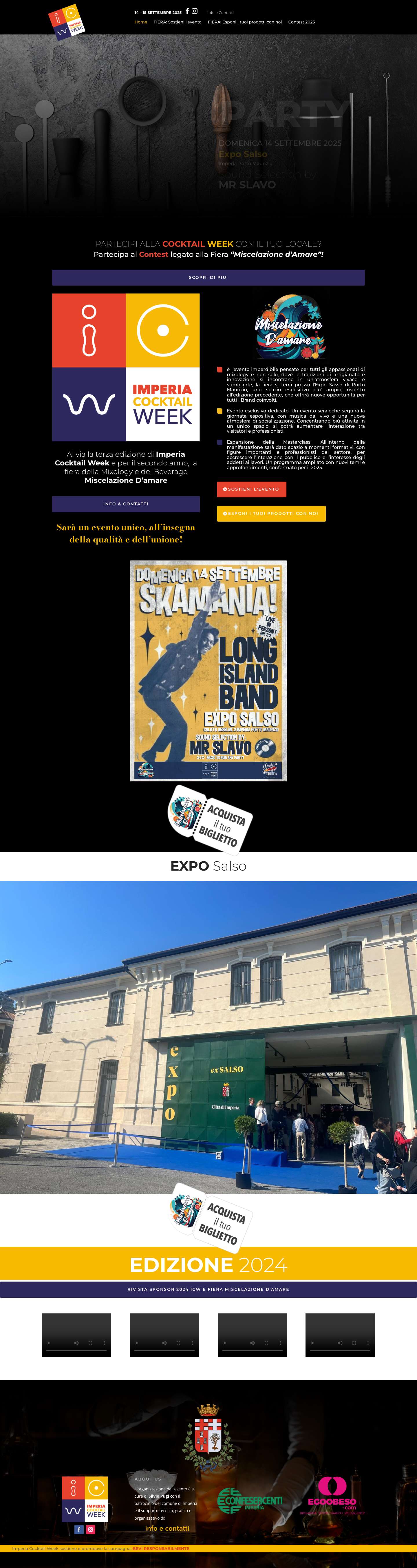 Imperia Cocktail Week | Evento Itinerante - Full Screenshot