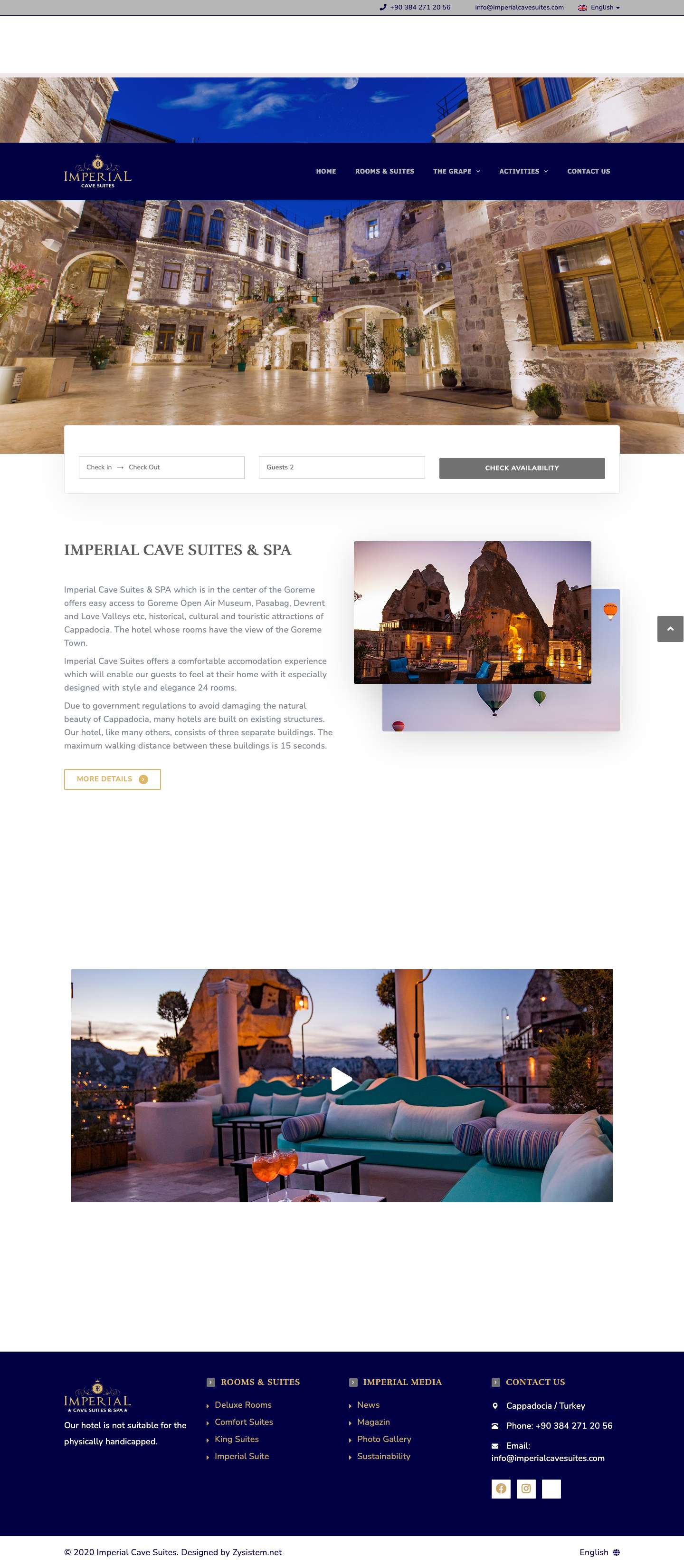 Imperial Cave Suites - Full Screenshot