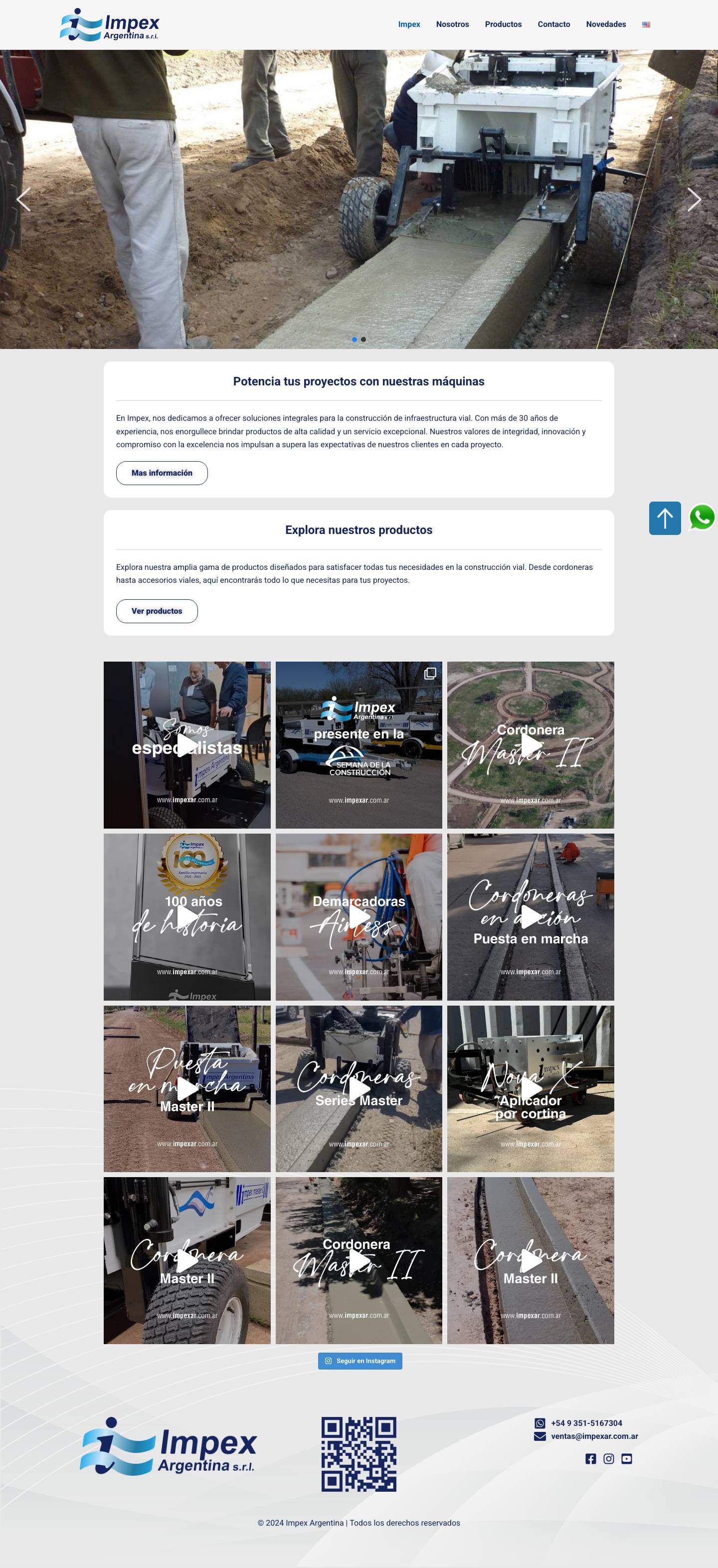 Impex Argentina S.R.L. - Full Screenshot