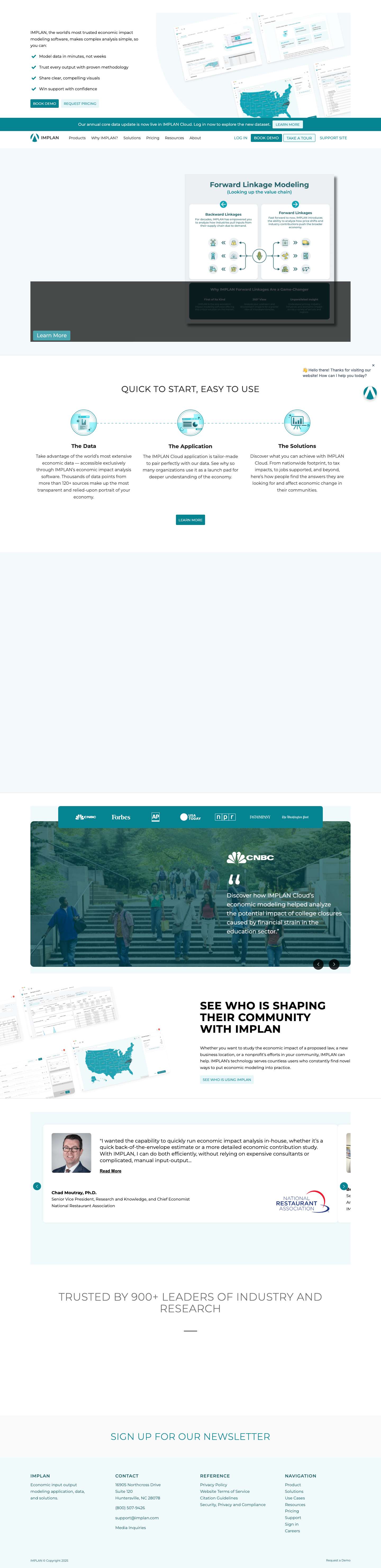 IMPLAN | Economic Impact Analysis Software - Full Screenshot