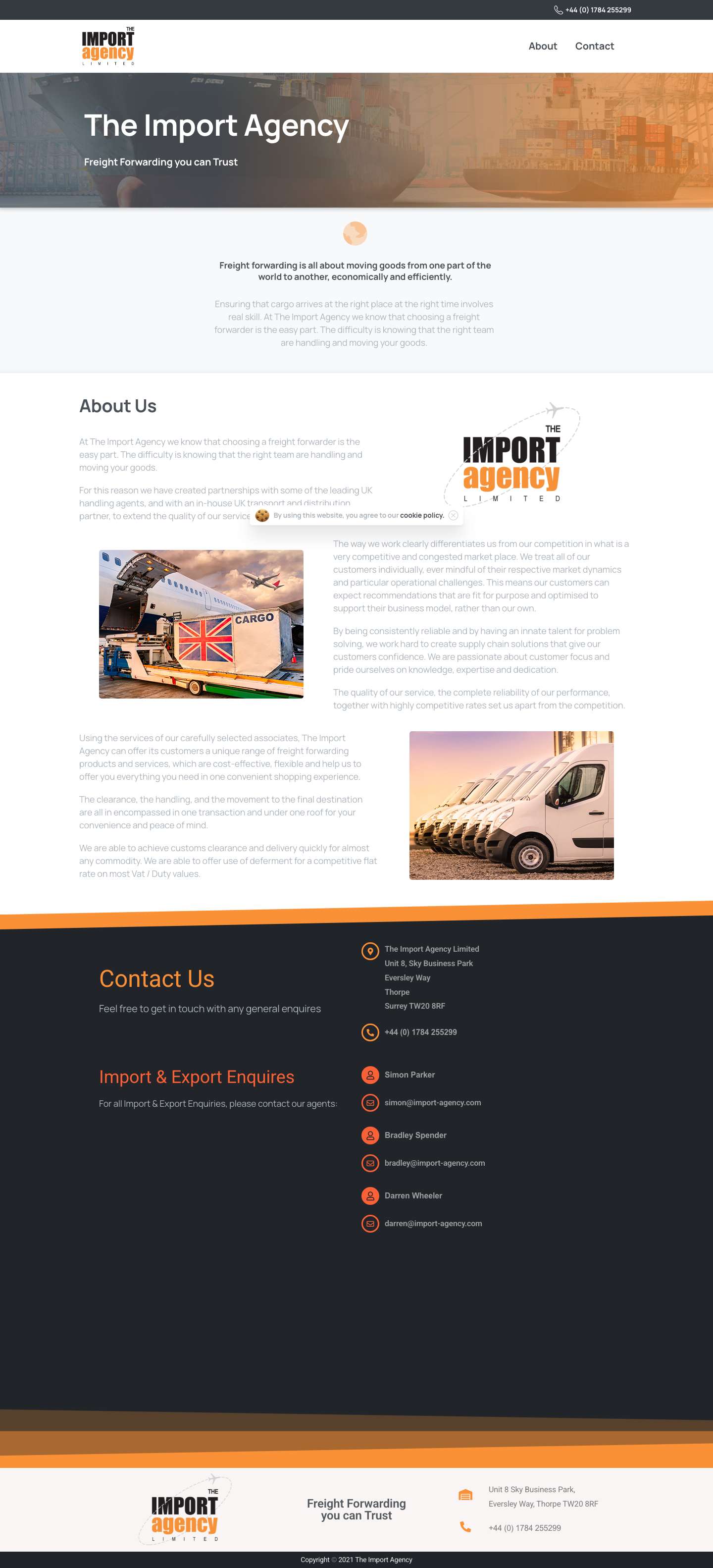 Import Agency - Full Screenshot