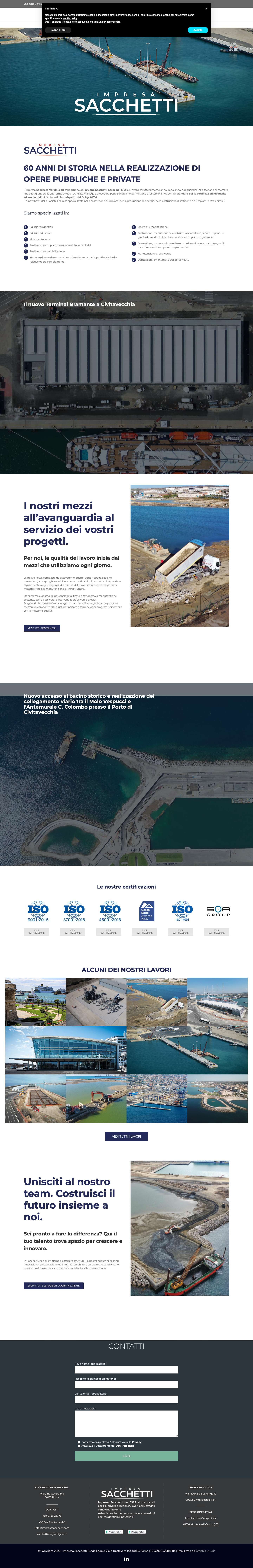 Impresa Sacchetti - Full Screenshot