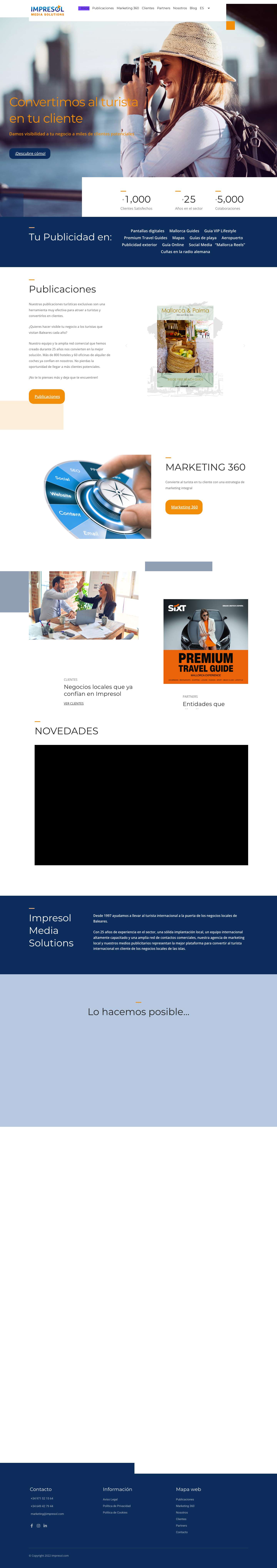 Inicio - Impresol Media Solutions - Full Screenshot