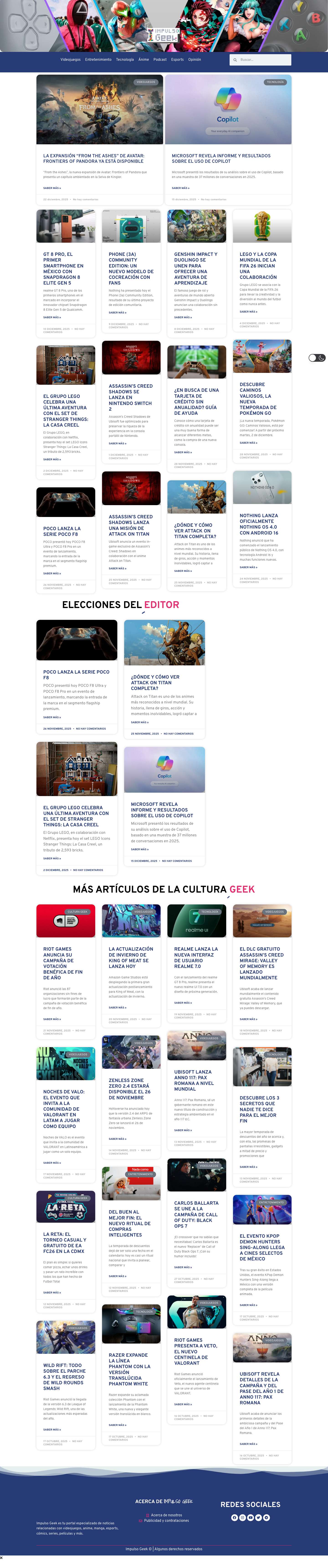 Inicio » ImpulsoGeek - Full Screenshot