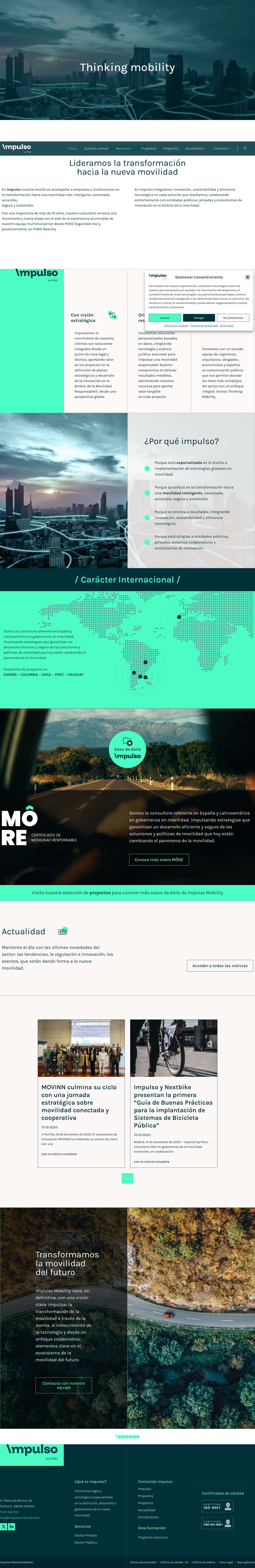IMPULSO Mobility | Movilidad del futuro - Full Screenshot