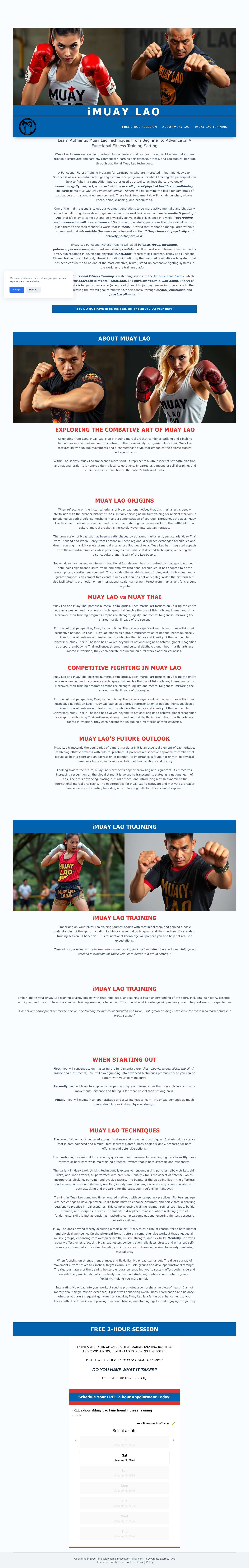 iMuay Lao Training – A Captivating Combative Sport of Laos - Full Screenshot