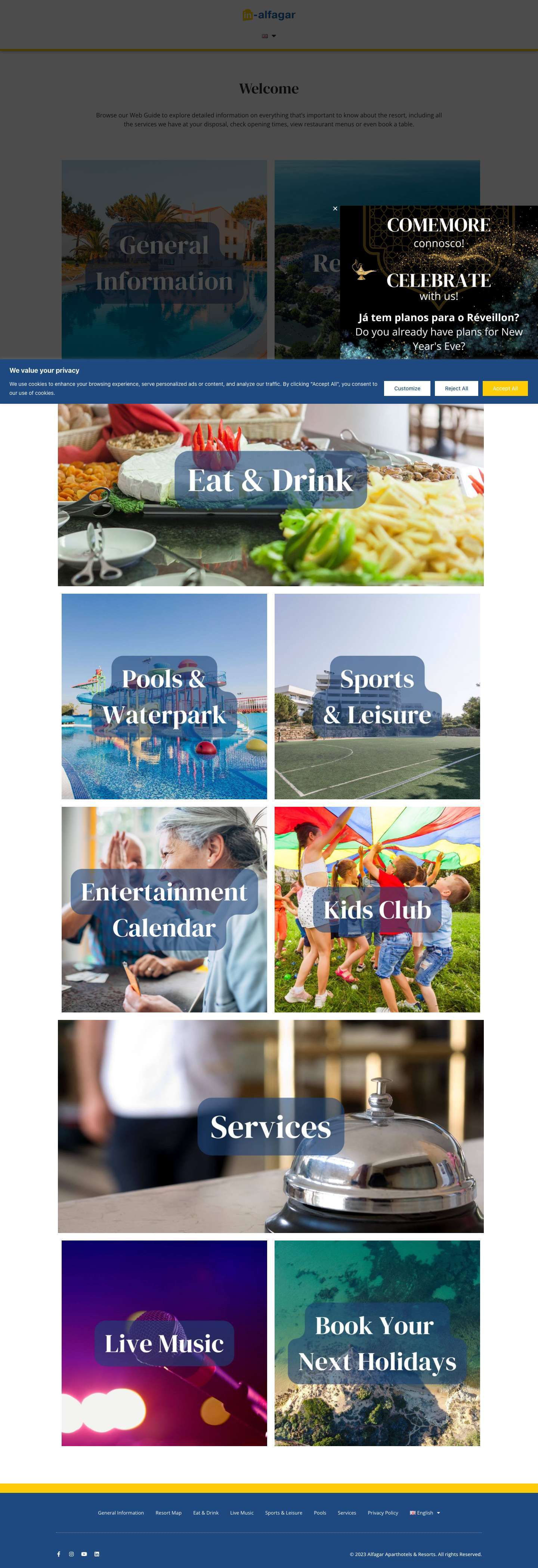 Homepage - In-Alfagar - Full Screenshot