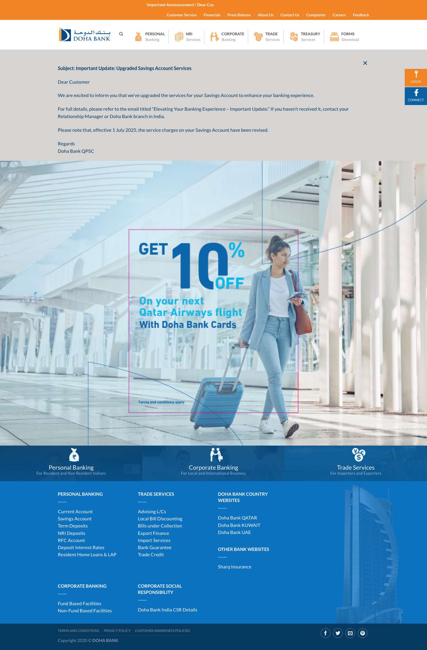 Doha Bank India - Doha Bank India - Full Screenshot