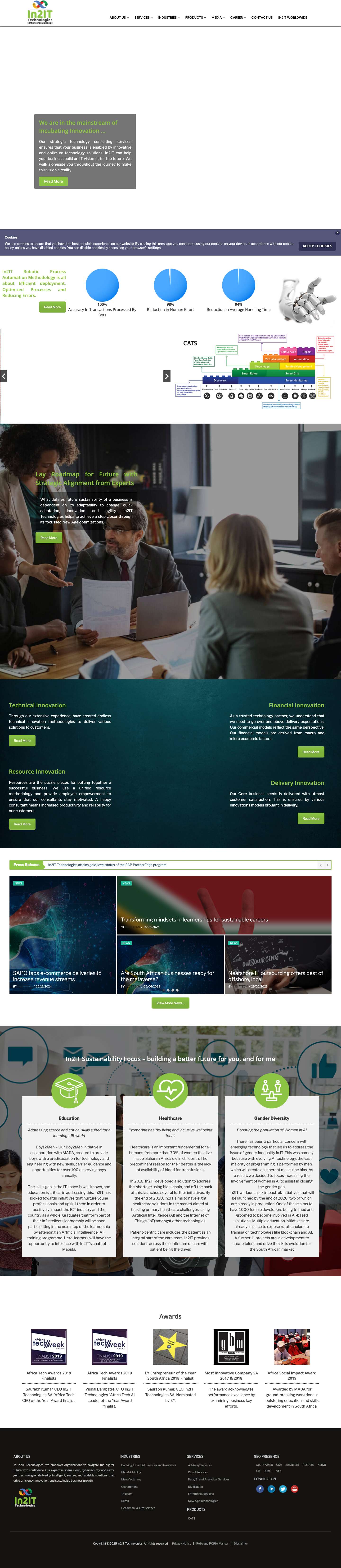 In2IT Technologies – In2IT Technologies - Full Screenshot