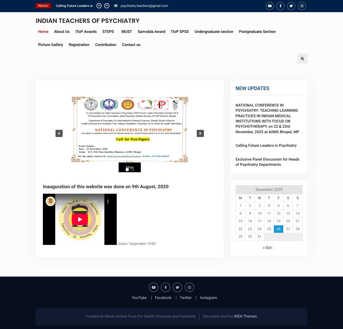 INDIAN TEACHERS OF PSYCHIATRY - Full Screenshot