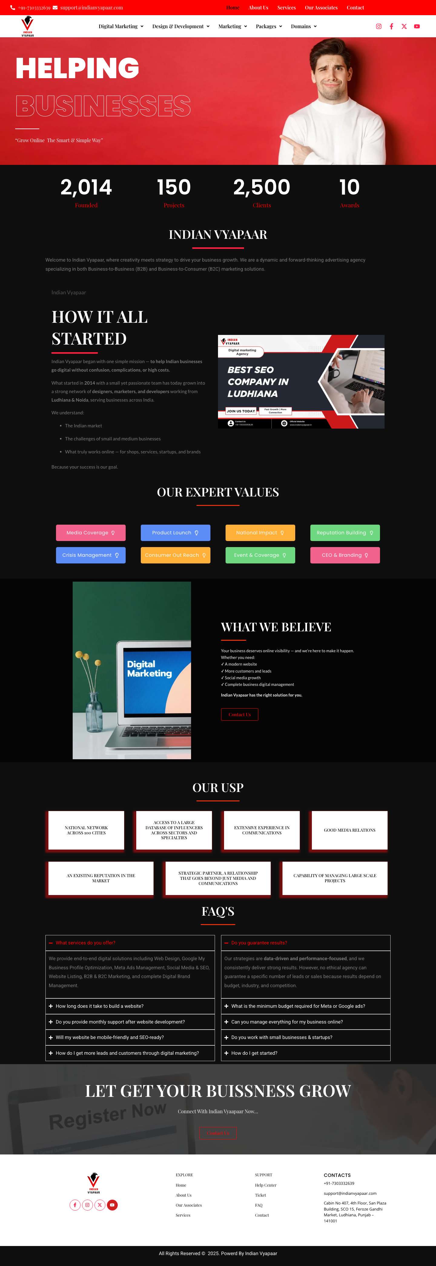 Home - indianvyapaar.com - Full Screenshot