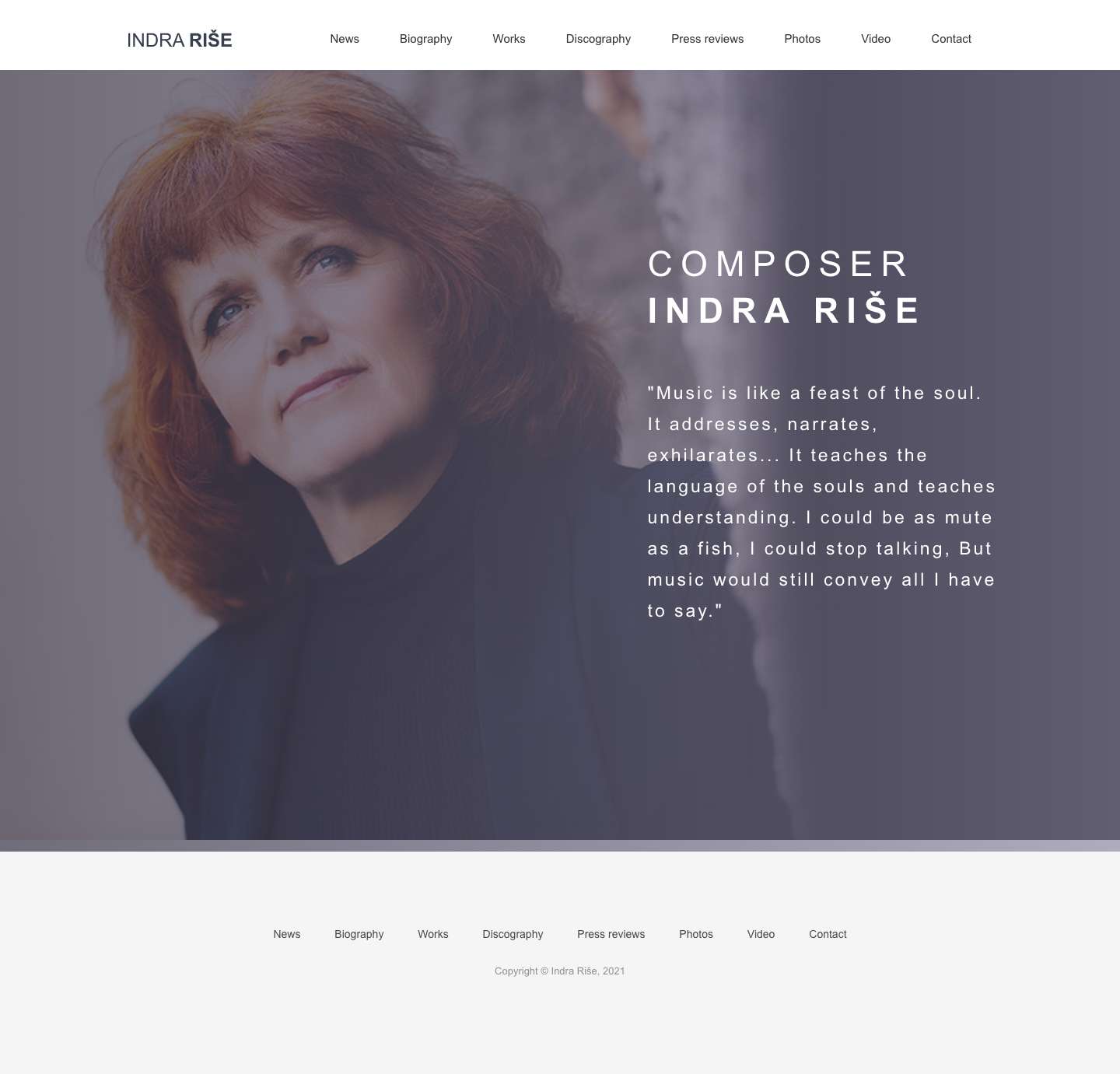 Indra Riše – Indra Rise official - Full Screenshot