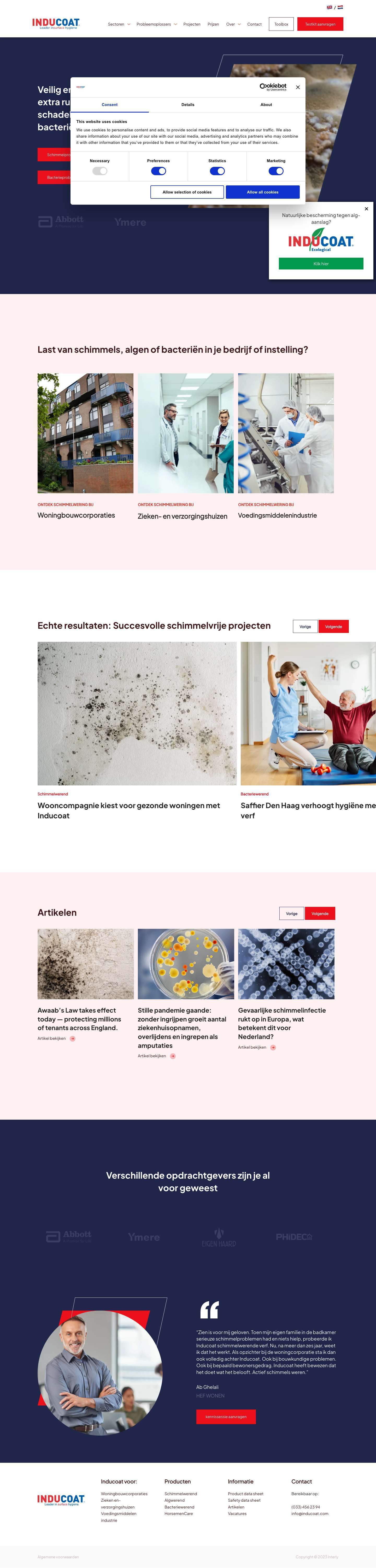 Inducoat tegen schadelijke schimmels - Full Screenshot