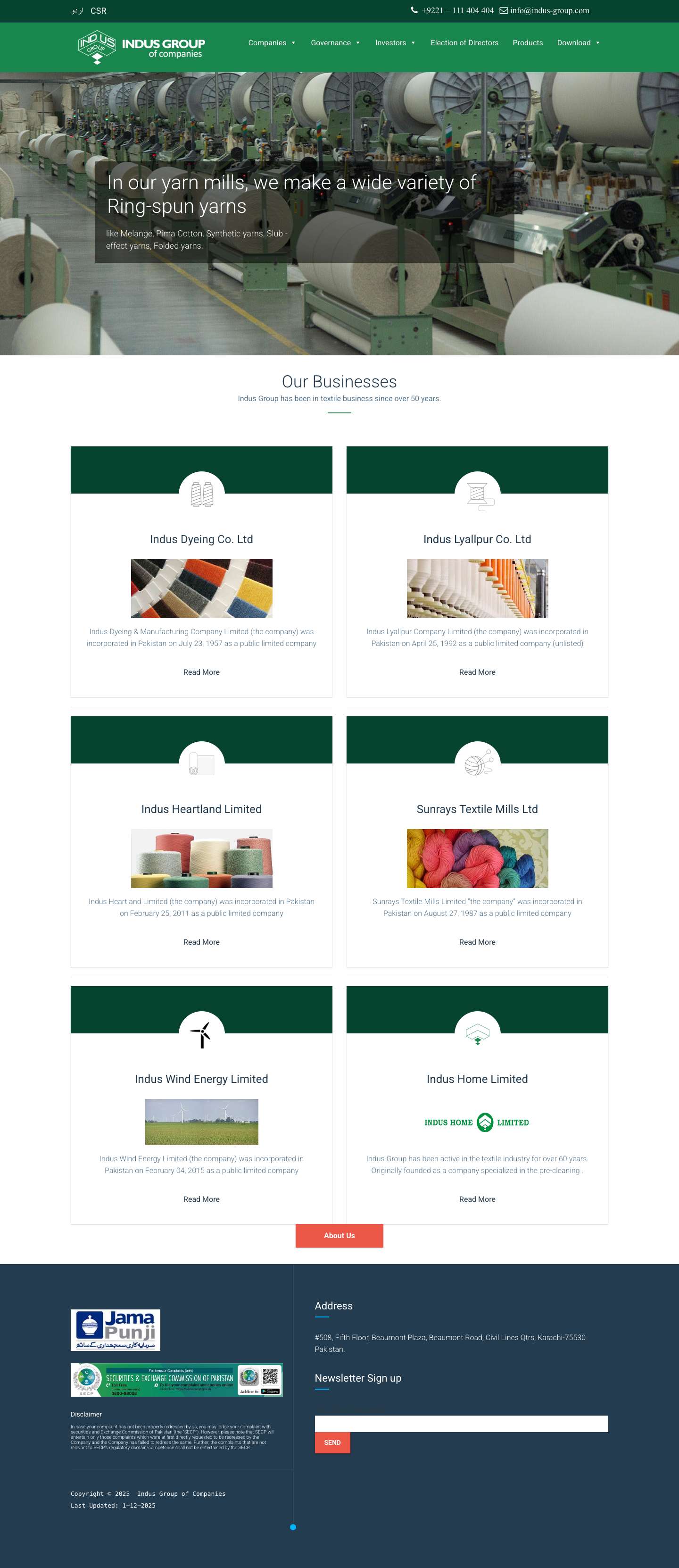 Indus-group – indus-group - Full Screenshot