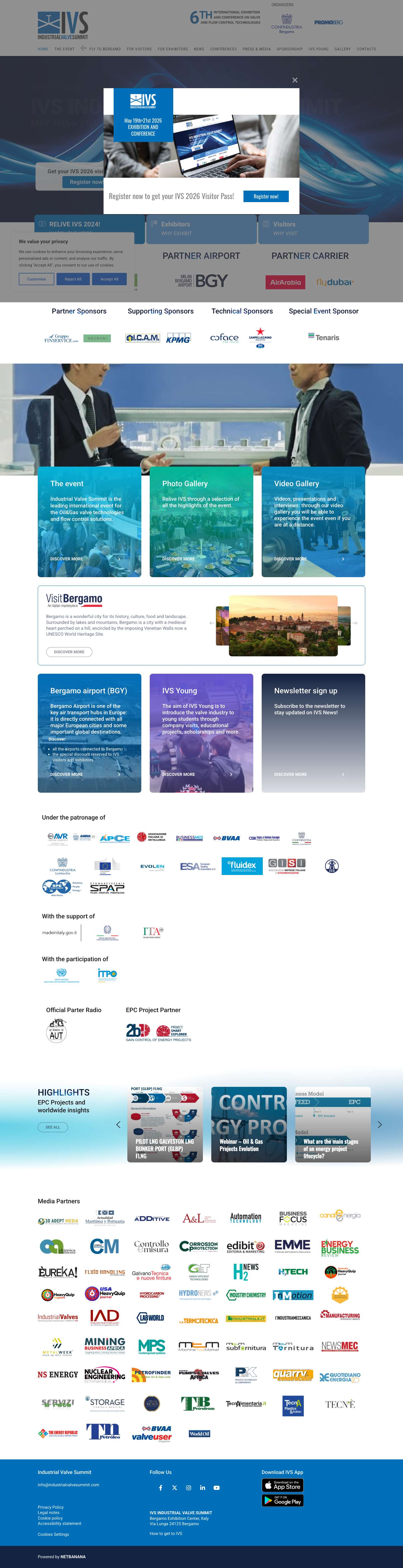 Industrial Valve Summit – IVS - Full Screenshot