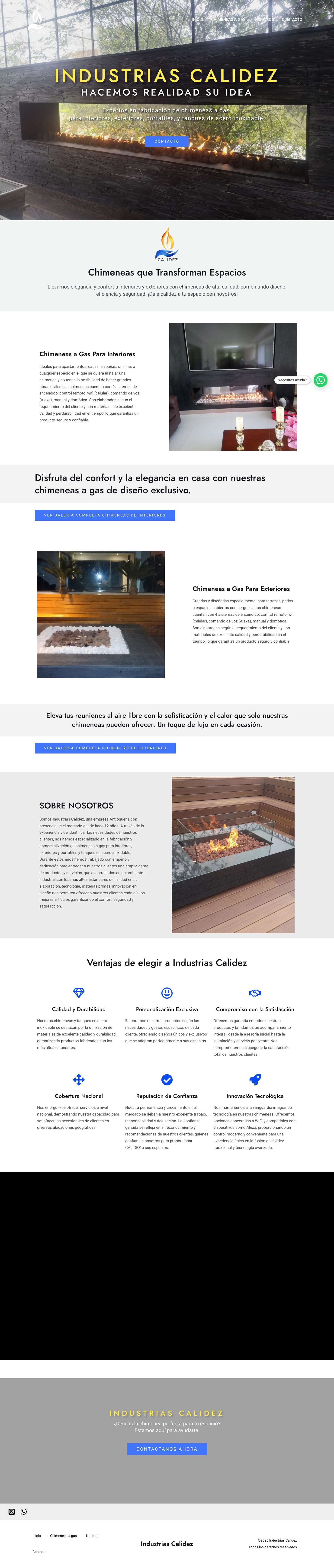 Industrias Calidez -Joinchat - Full Screenshot