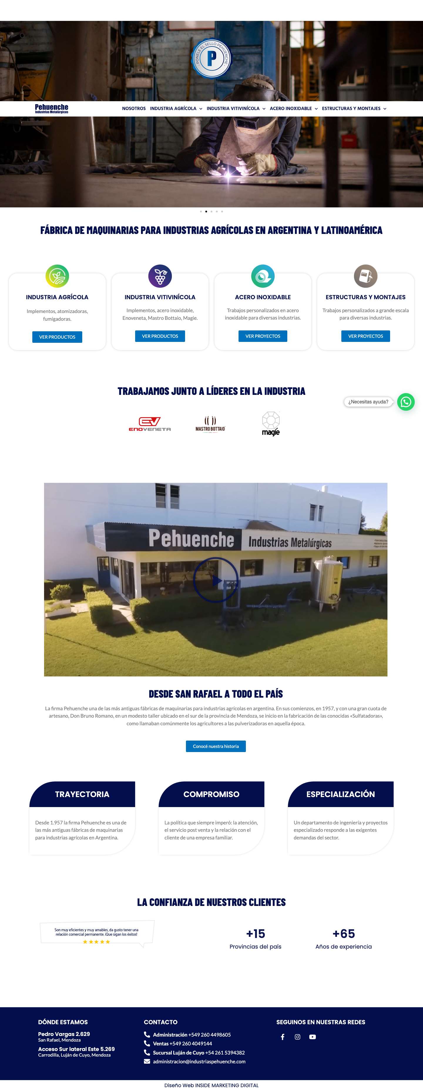 Industrias Metalúrgicas Pehuenche – Industrias Metalúrgicas Pehuenche - Full Screenshot