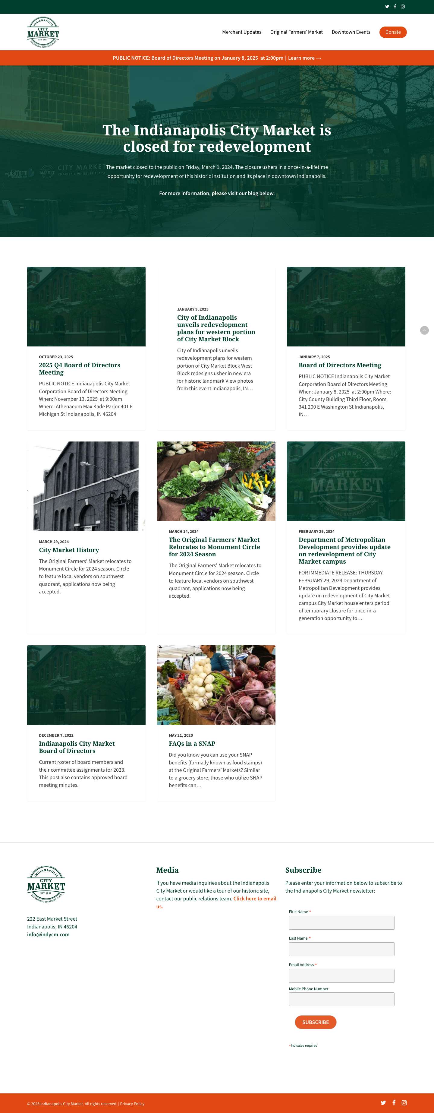 Indianapolis City Market - Full Screenshot