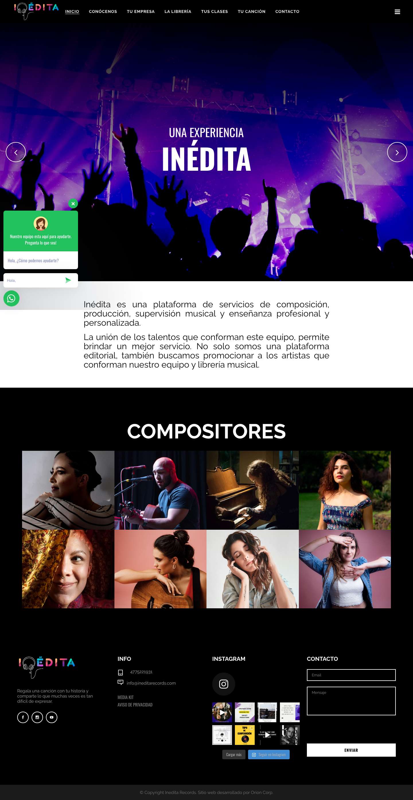 Inedita Records | Inedita Records - Full Screenshot