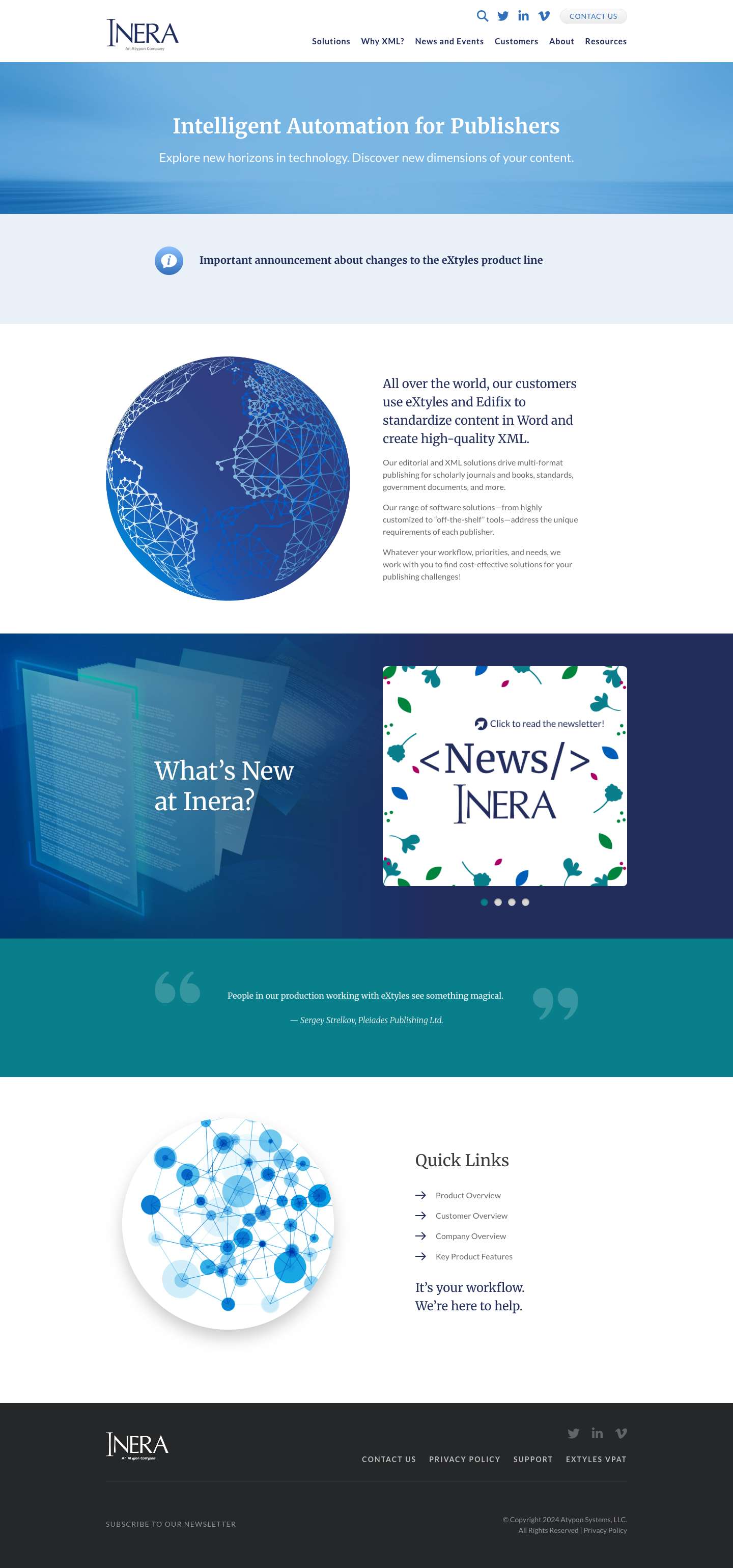 Home | Inera - Full Screenshot