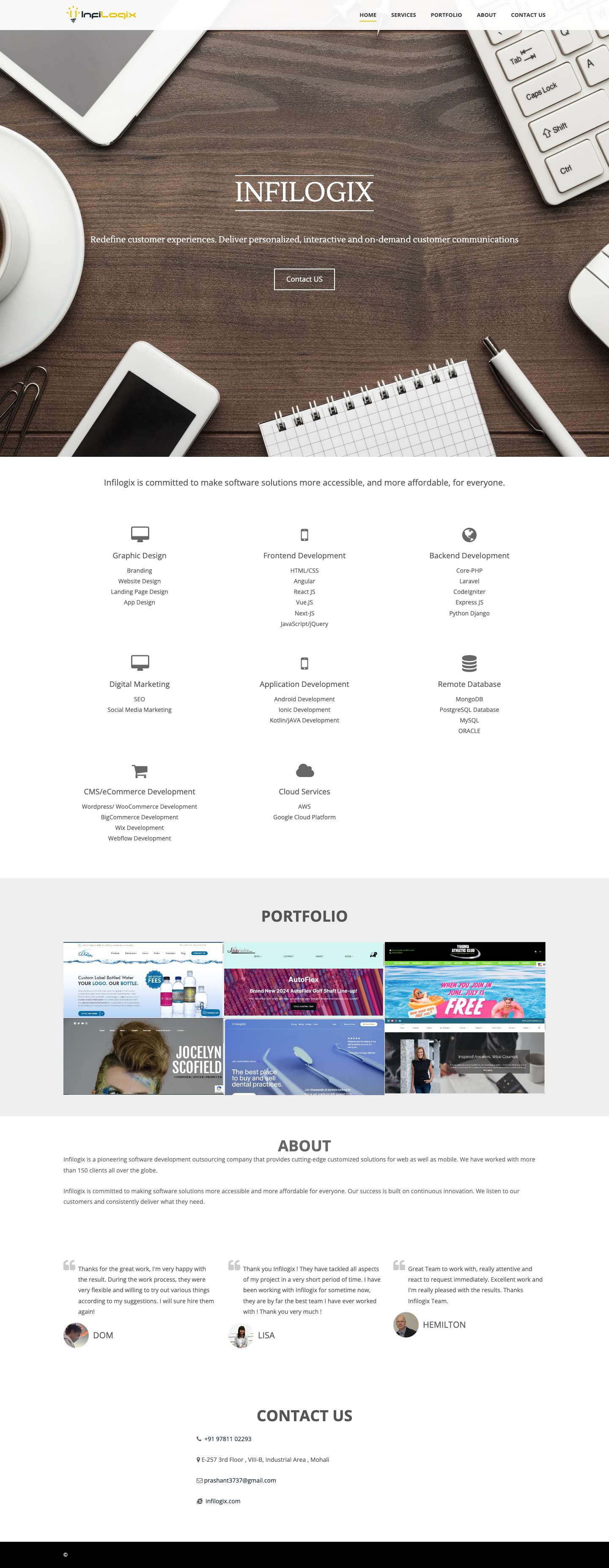 Infilogix - Full Screenshot