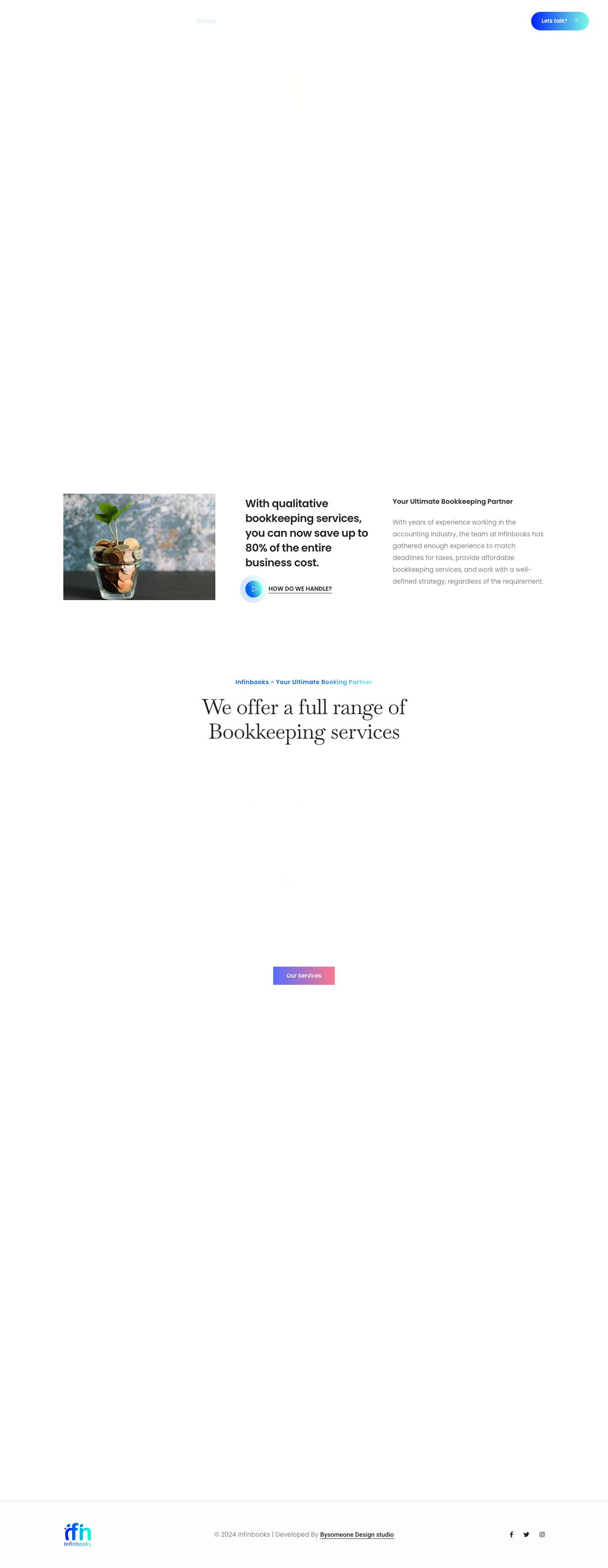 Home Page - Infinbooks - Full Screenshot