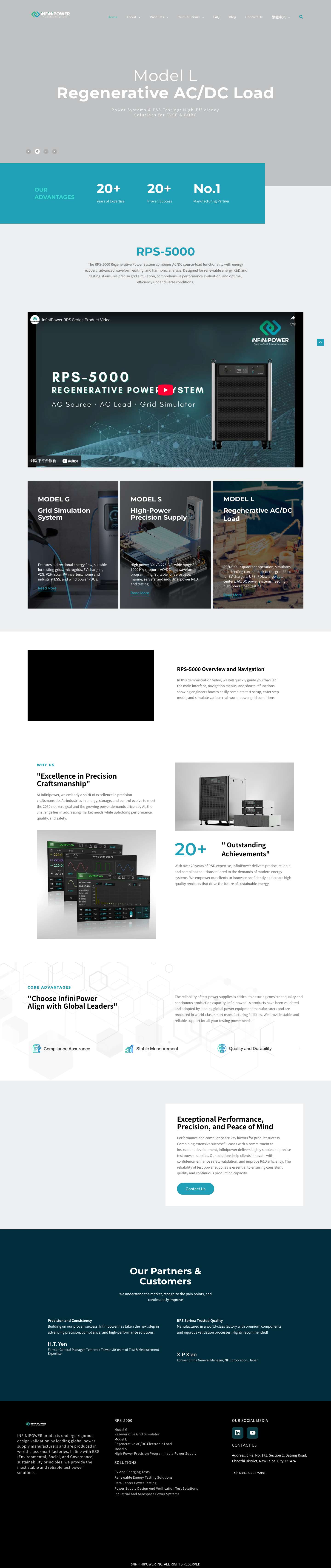 Home - INFINIPOWER - Full Screenshot