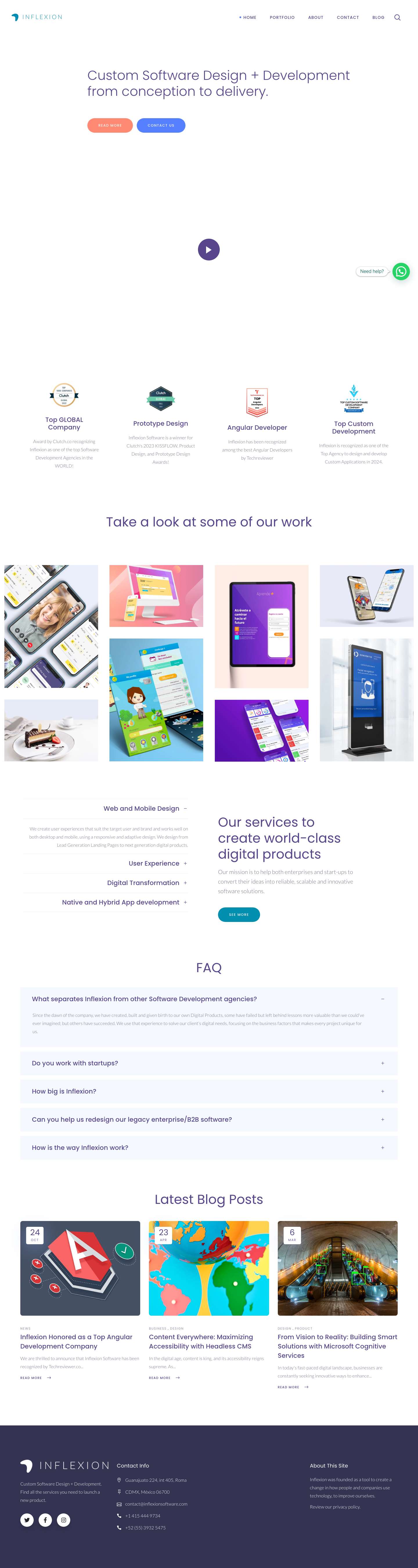 Inflexion Home - Inflexion - Full Screenshot