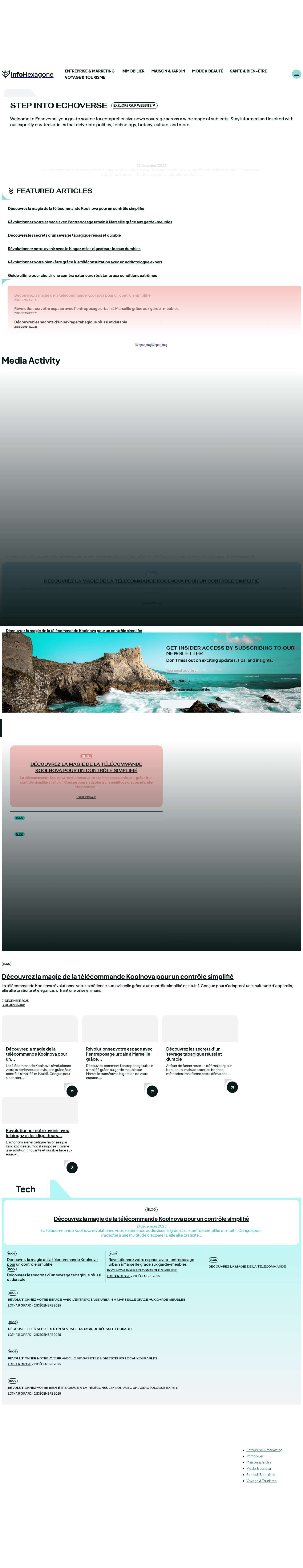 L’Hexagone Décrypté, L’Info Clarifiée - info-hexagone.com - Full Screenshot