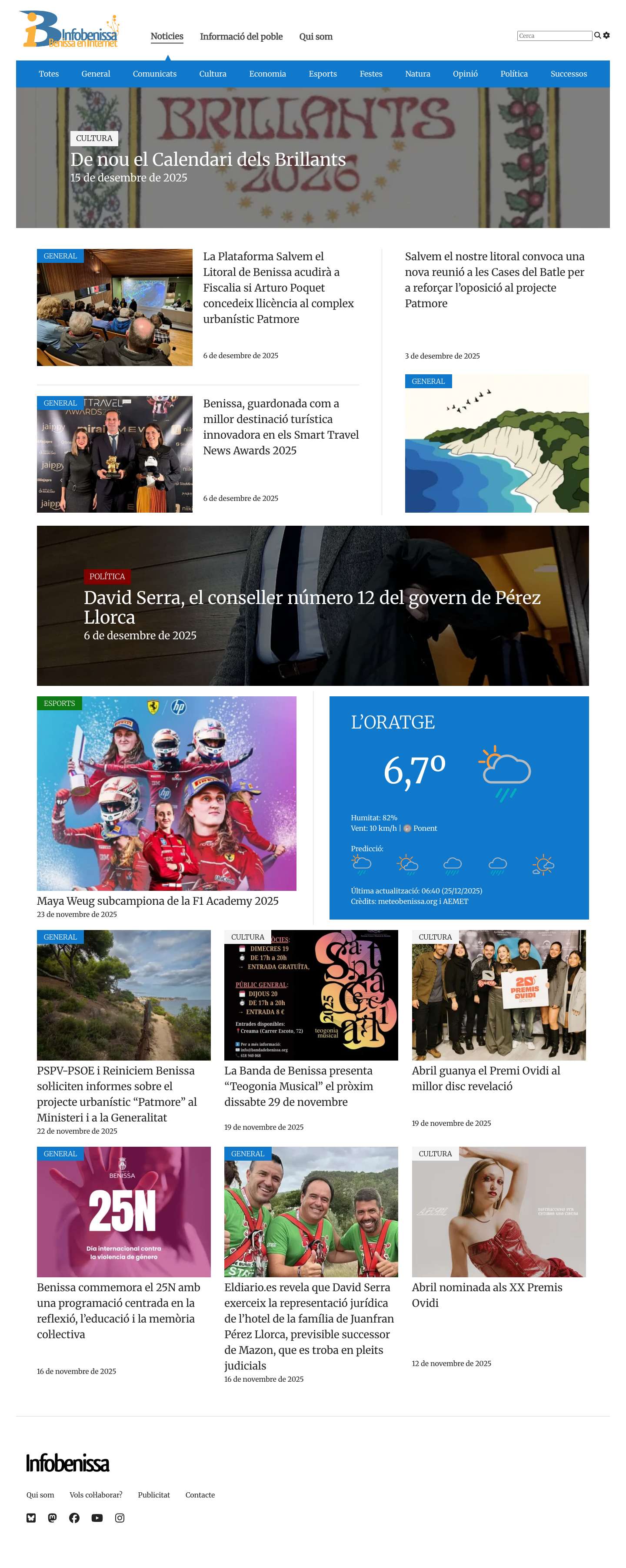 Infobenissa - Benissa en Internet - Full Screenshot