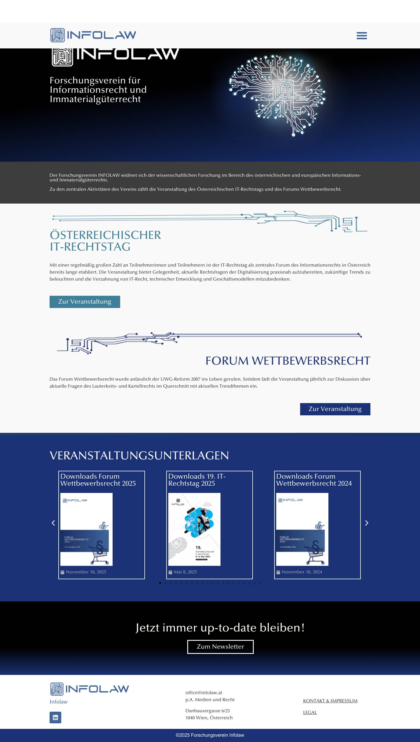 HOME - Infolaw - Full Screenshot